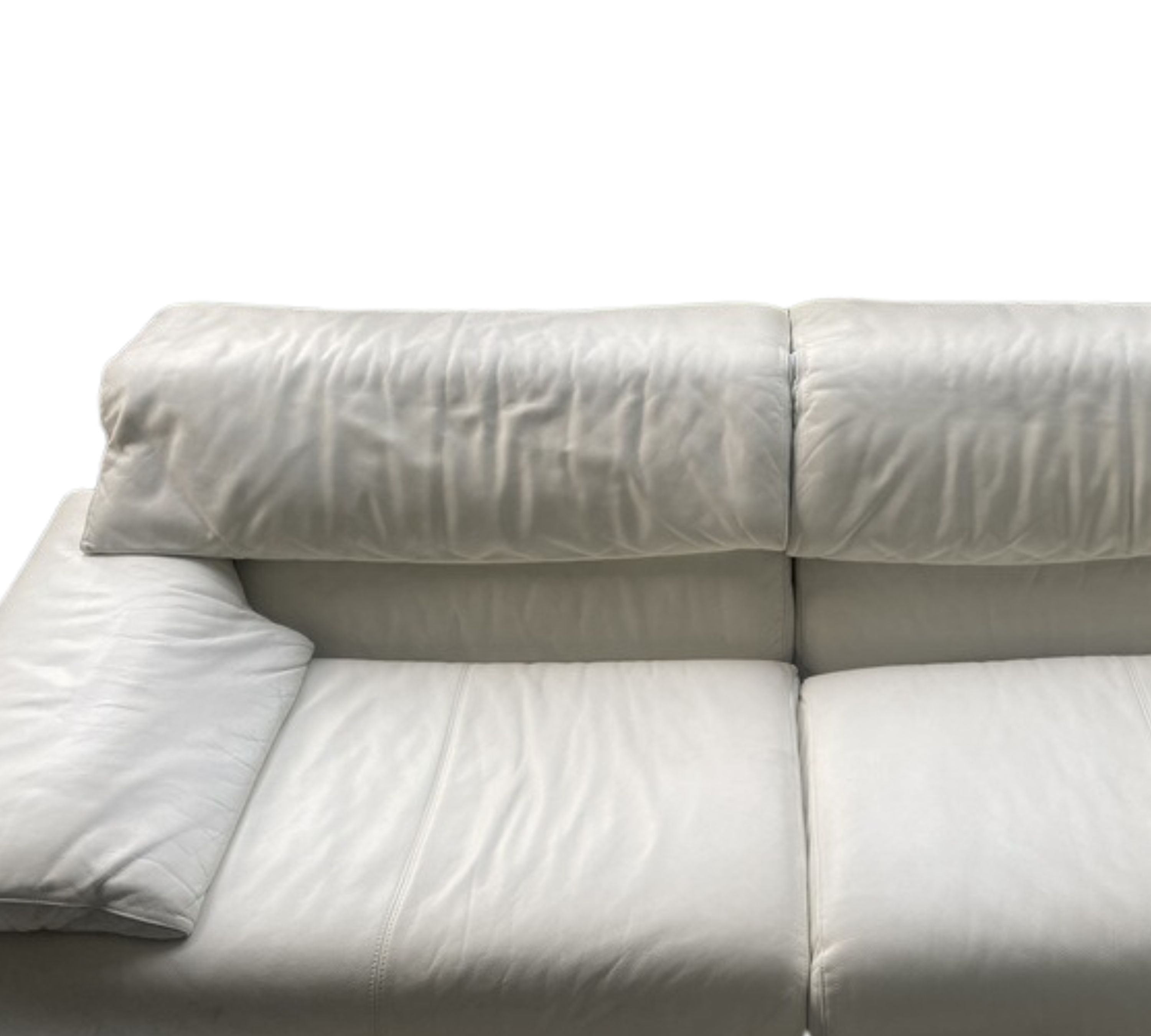 Alanda Sofa 3-Sitzer Leder Creme