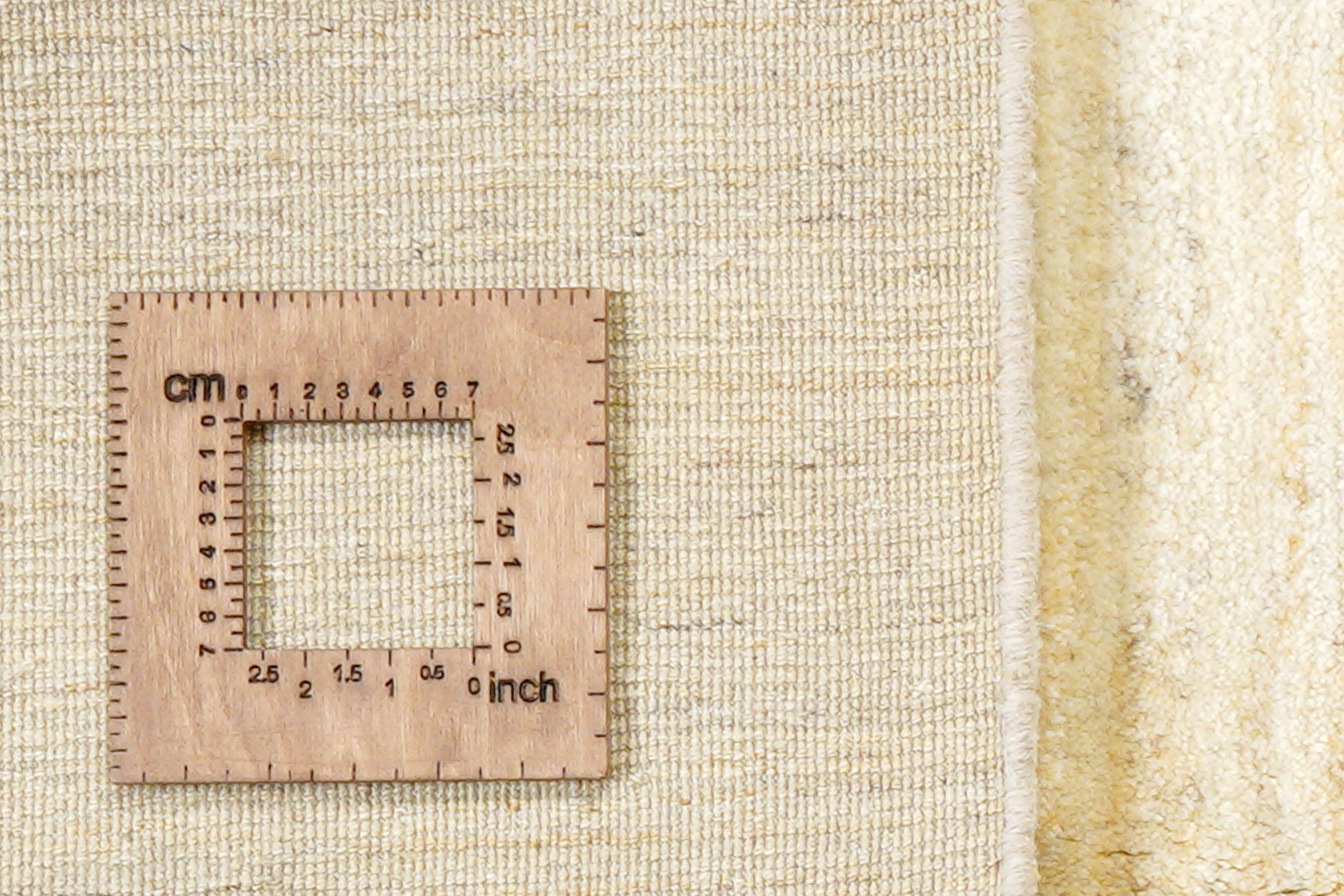 Rizbaf Gabbeh-Teppich Wolle Beige