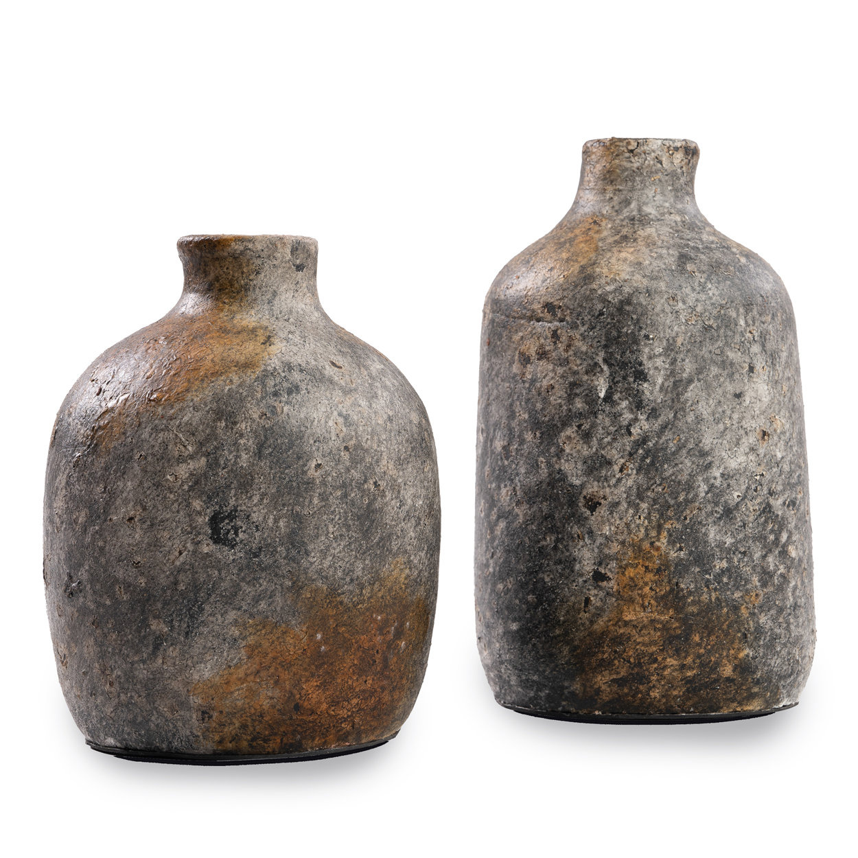 Classy Vase Keramik Grau