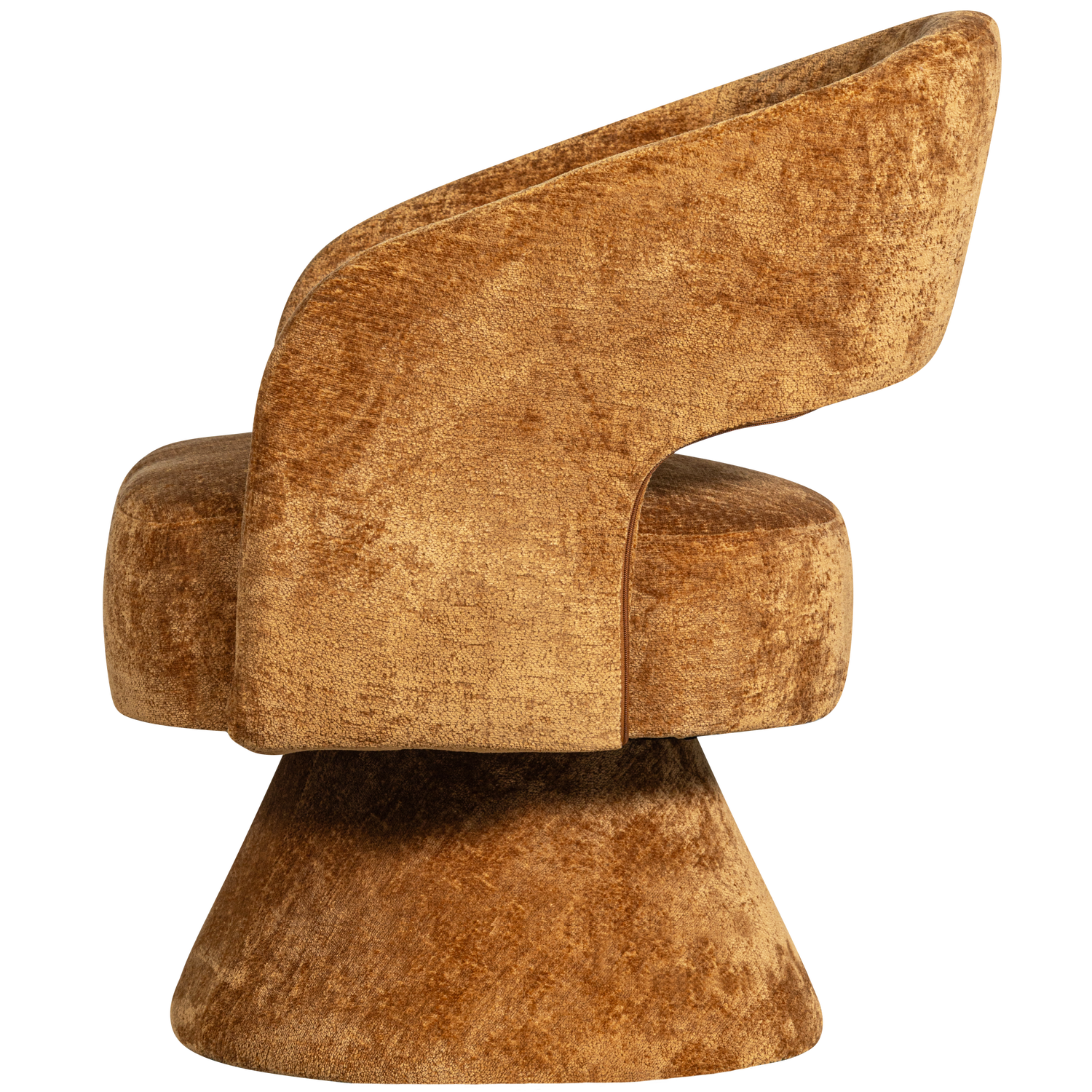 Ebba Drehsessel Chenille Braun