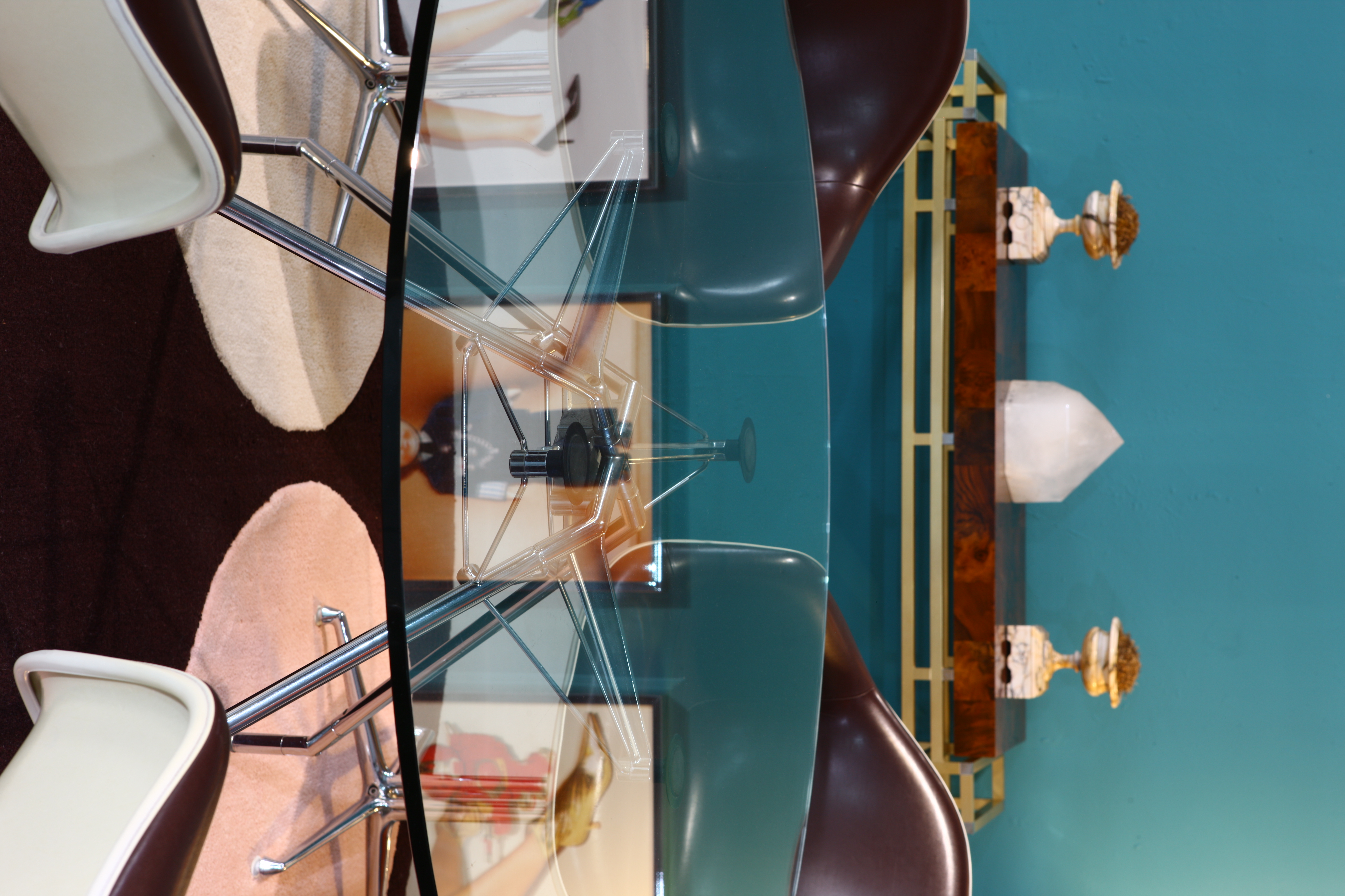 Nomos Dining Table Glass 1986 ø150cm