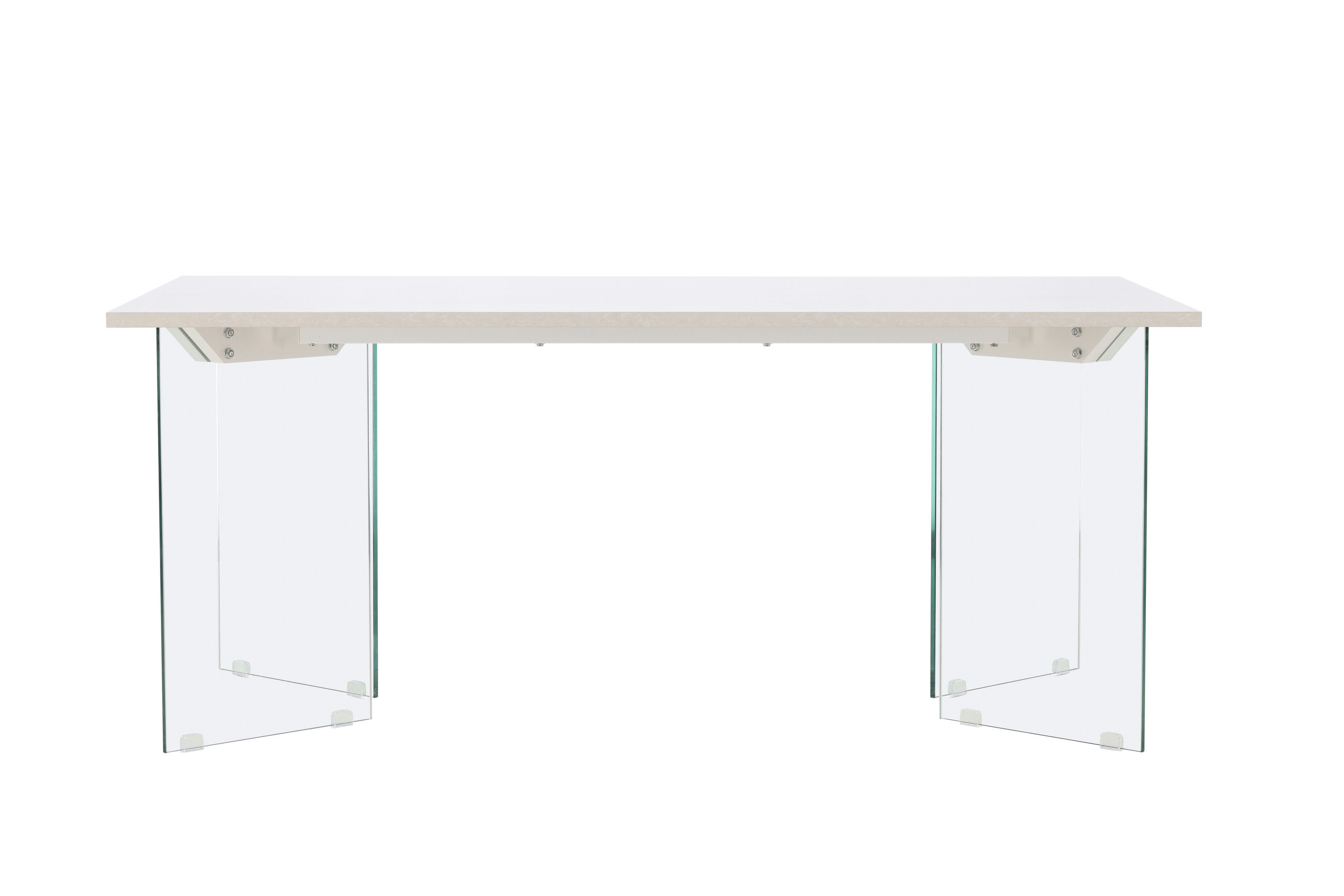 Ester Dining Table Glass Concrete look 100x180cm