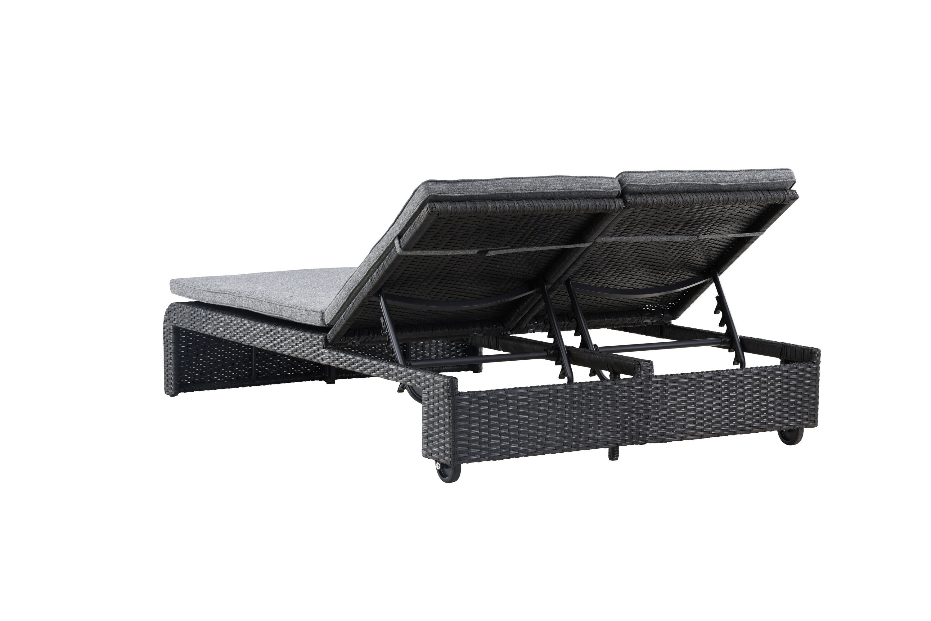 London Sonnenbank Spunpolyester Schwarz Dunkelgrau