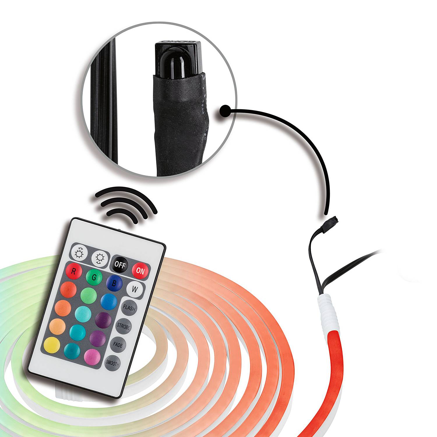 SimpLED Outdoor Strips Polycarbonate White