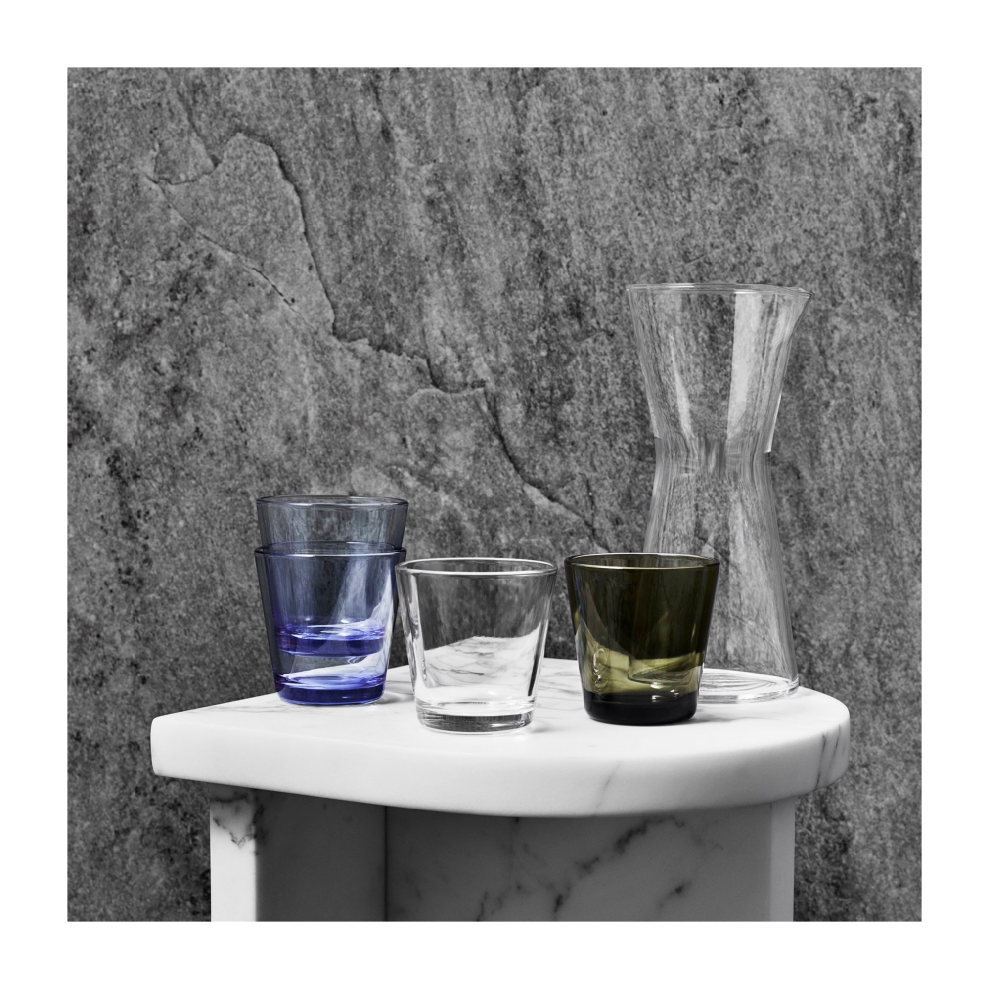 Kartio 2er Set Glas 0,2L Blau