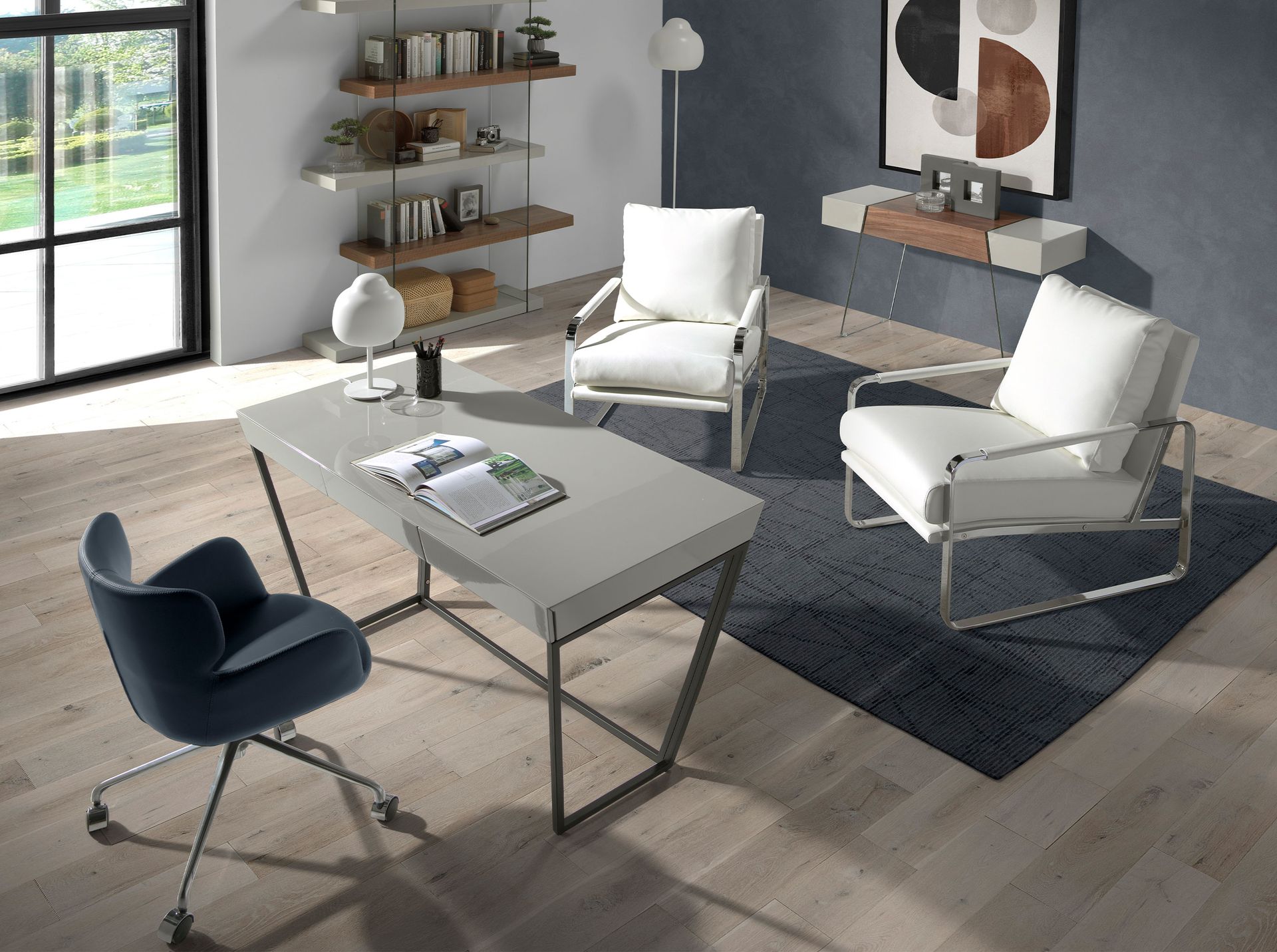 Armchair Faux Leather White