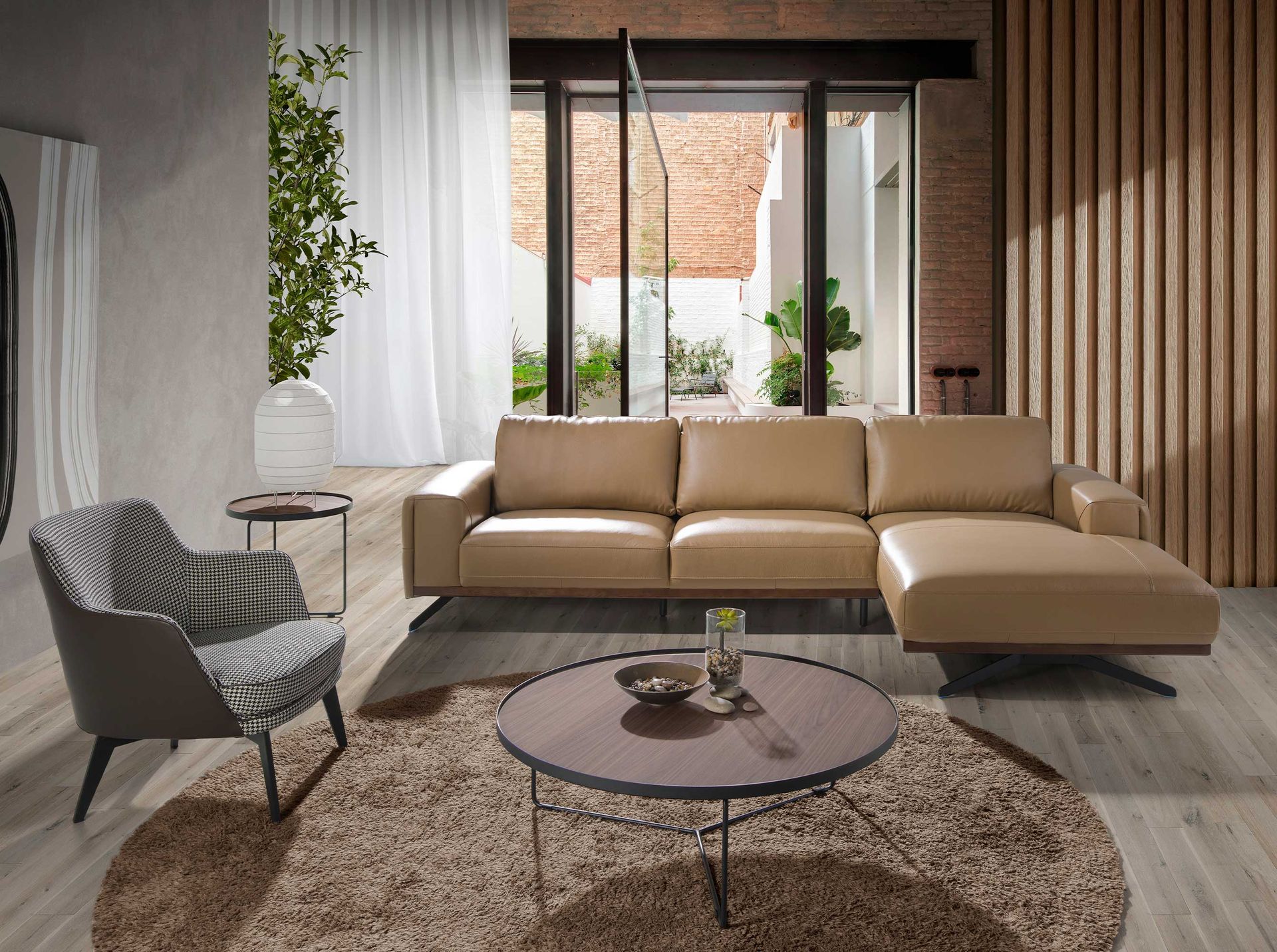 Runder Beistelltisch Braun Ø 50cm