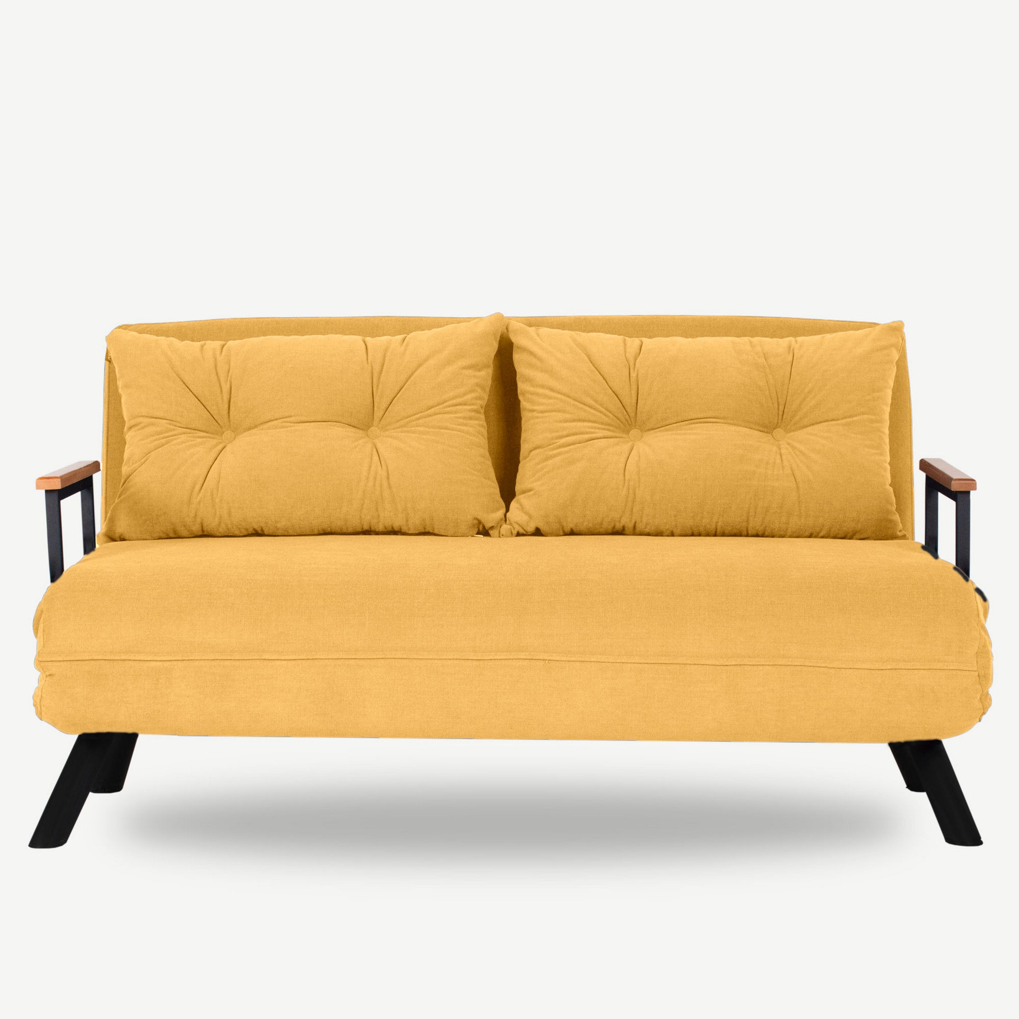 Sando Schlafsofa 2-Sitzer Senfgelb