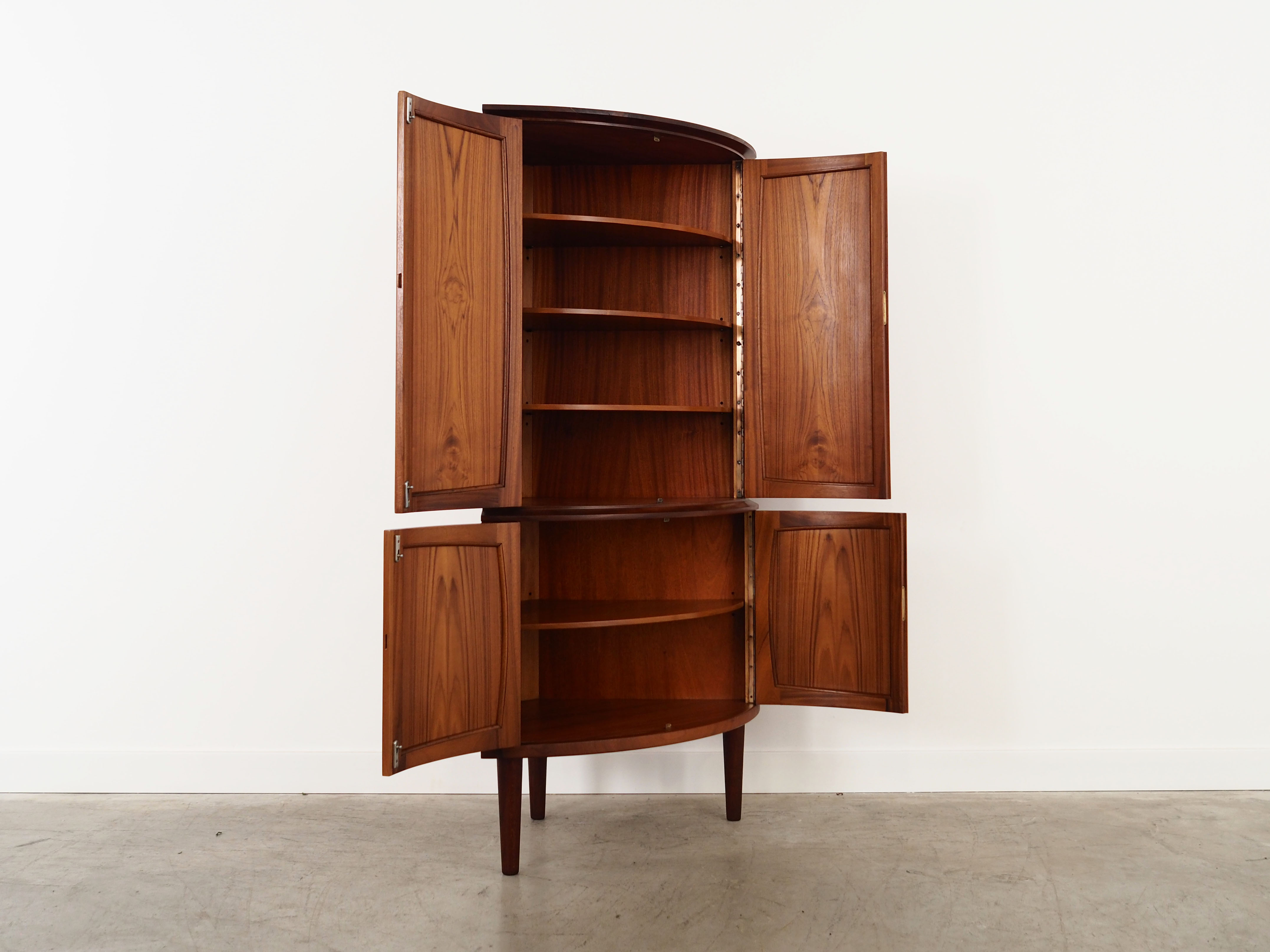 Eckschrank Teakholz 1970er Jahre
