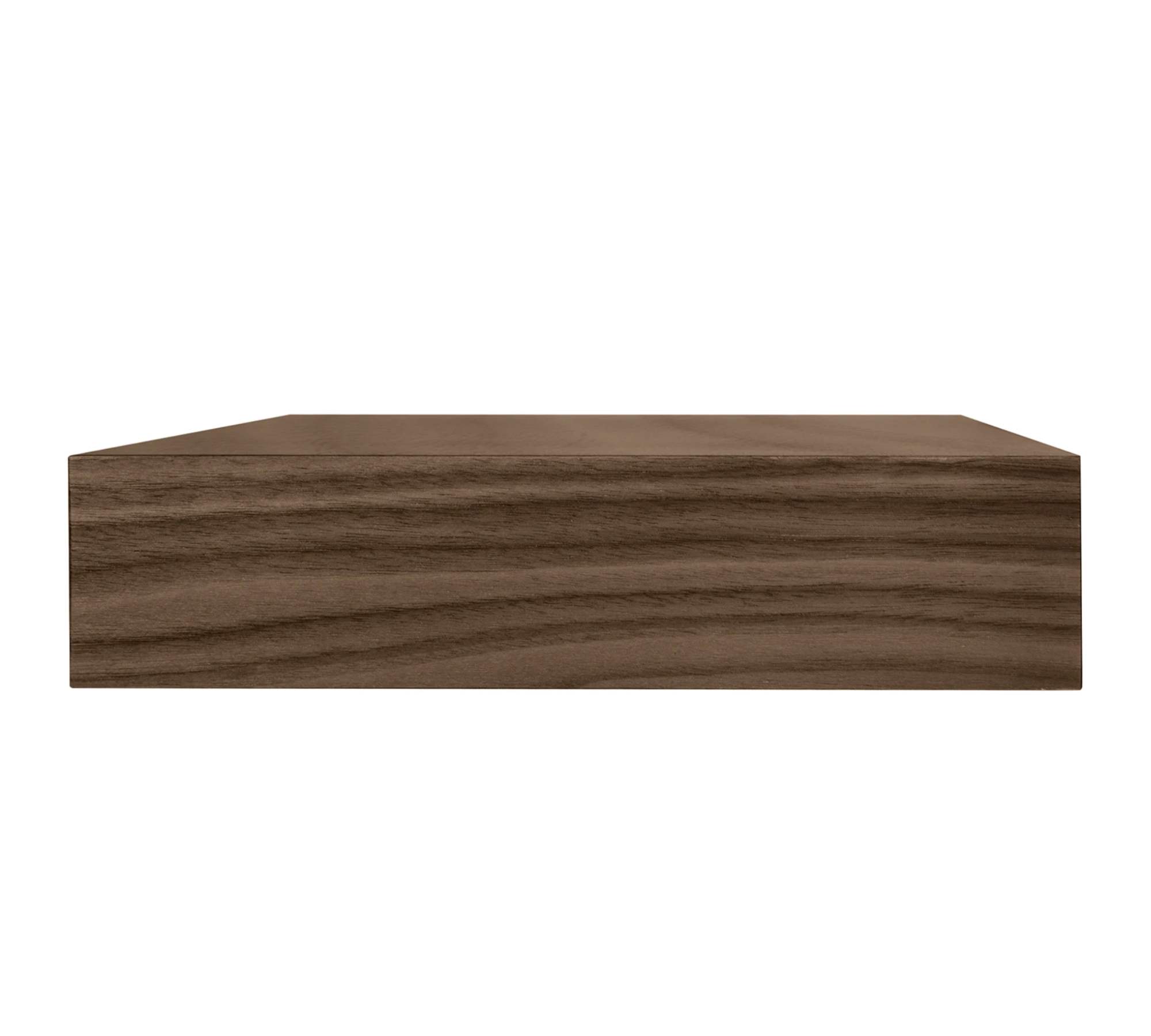 Wall shelf Veneered Walnut 90 cm