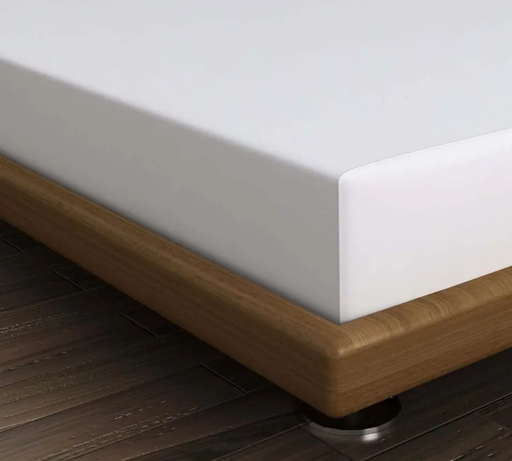 Fitted sheet Cotton White 100cm x 200cm