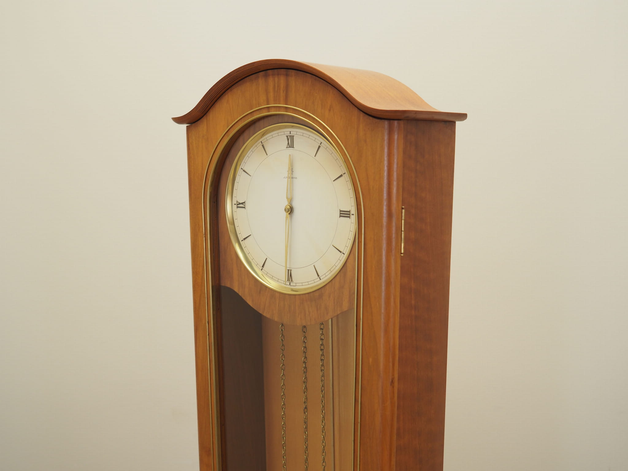 Vintage grandfather clock pine wood