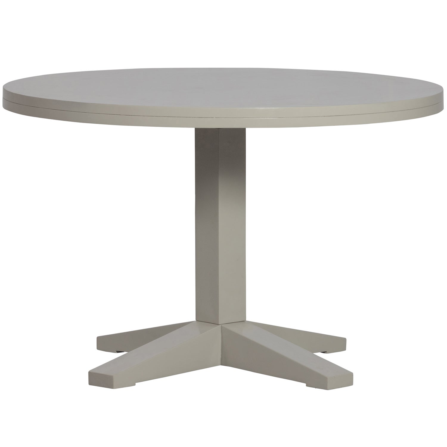 Deck Runder Esstisch Mangoholz Grau Ø120cm