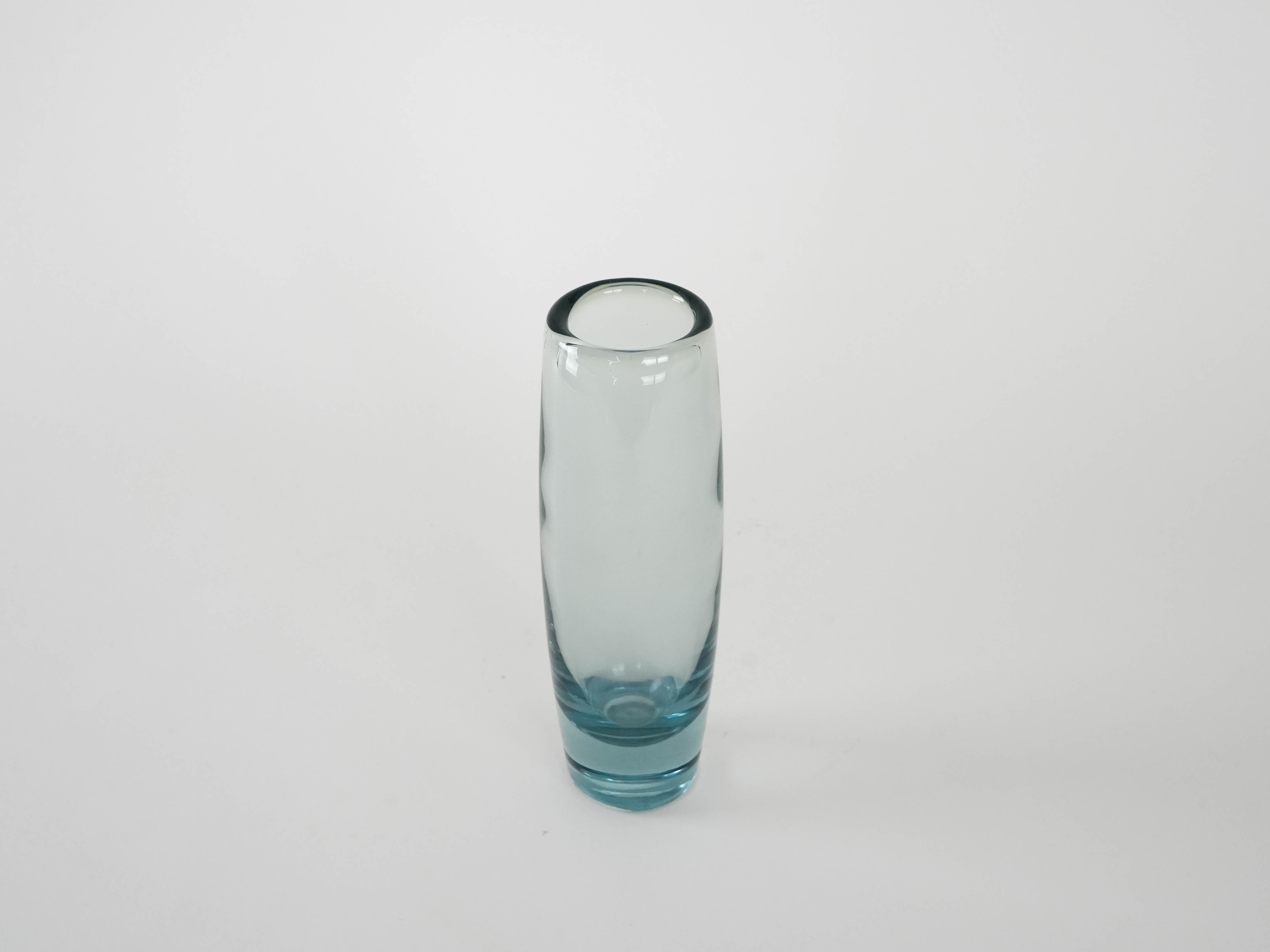 Glasvase Transparent 1950er Jahre