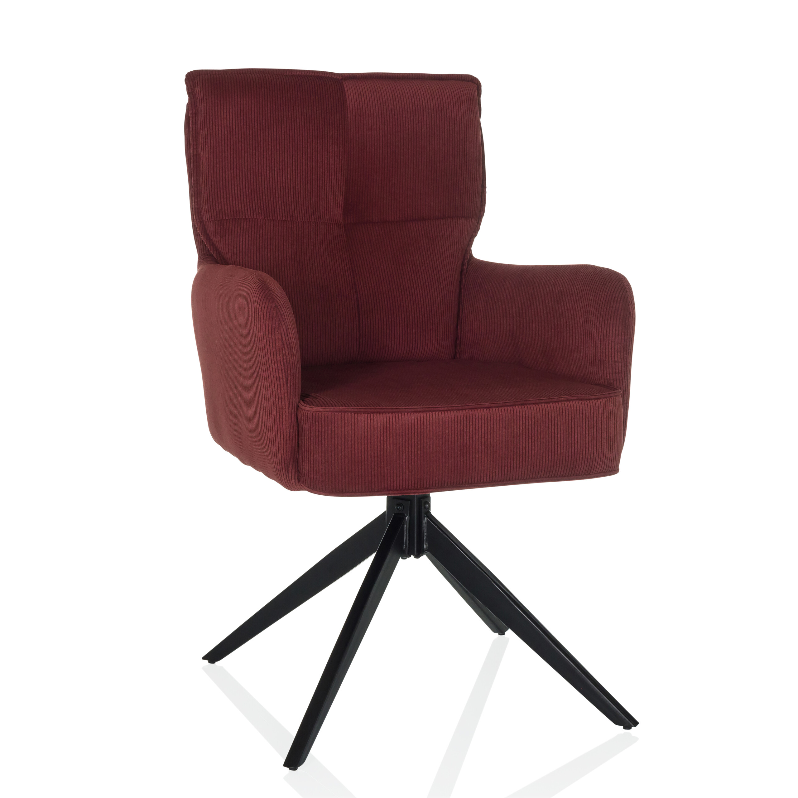 TARUGO Drehstuhl Stoff Rot