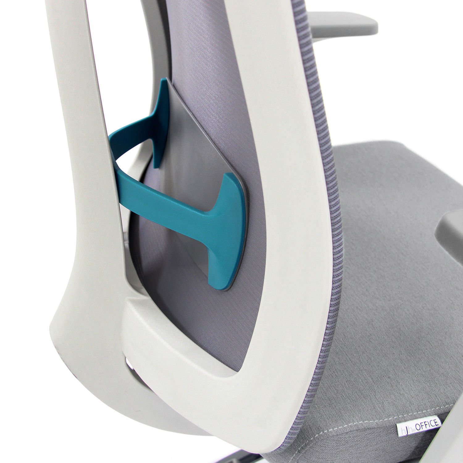 HALIFAX Bürostuhl Netzstoff Grau