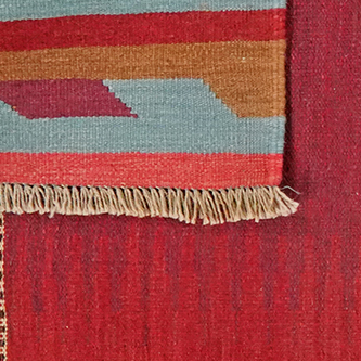 Kilim Gashgai Teppich Mehrfarbig