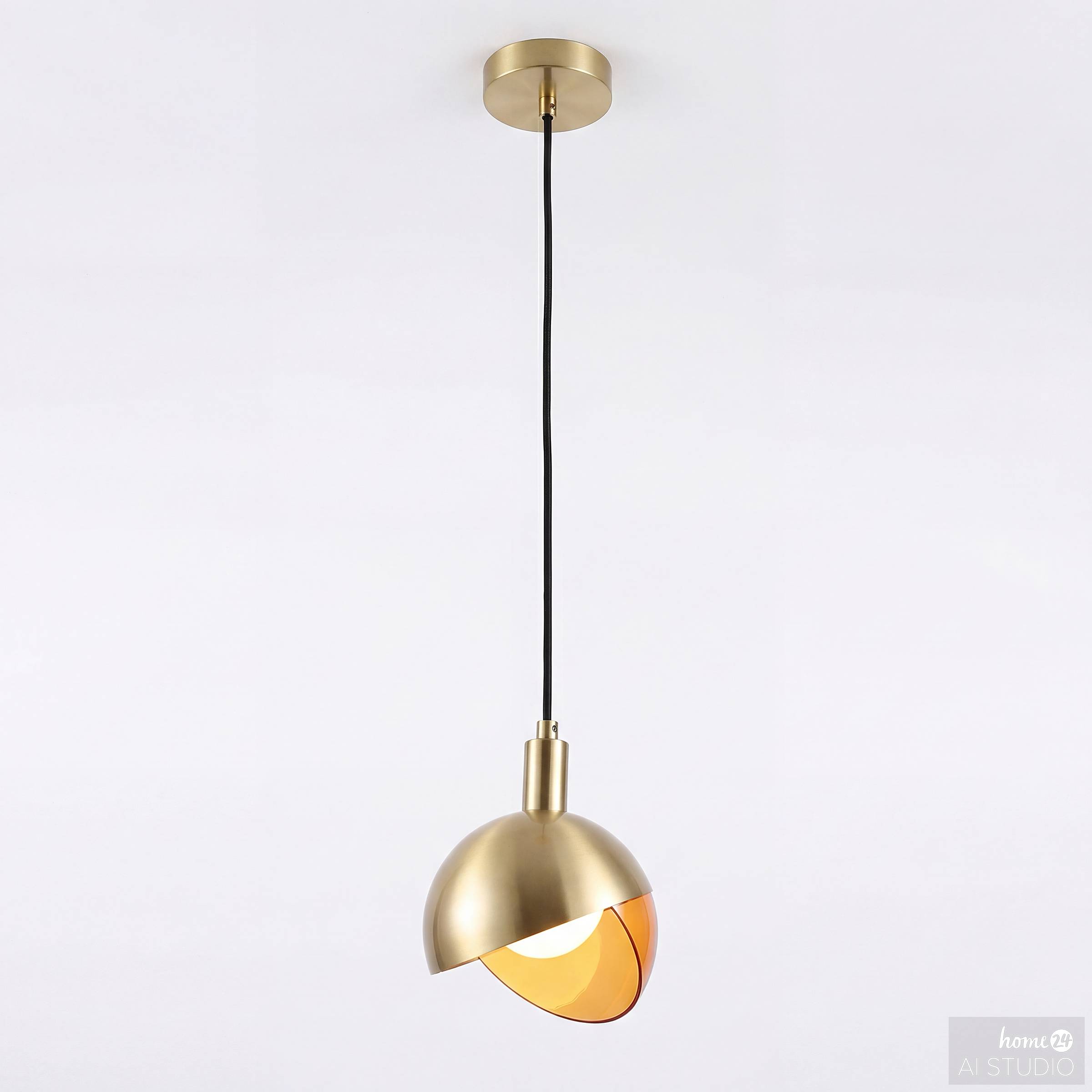 Pendant light Joma 1-light iron gold