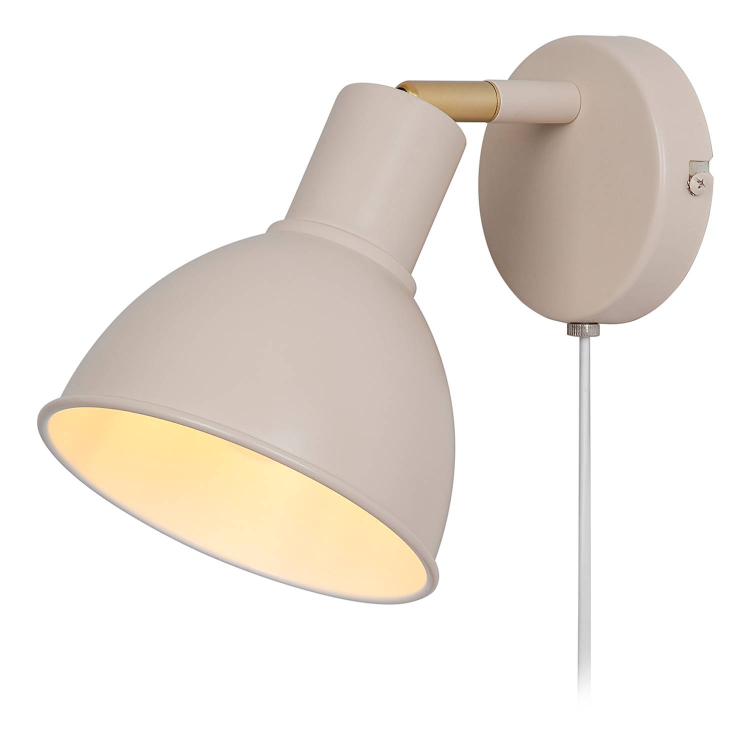 Pop Wandleuchte Aluminium Beige 5-flammig