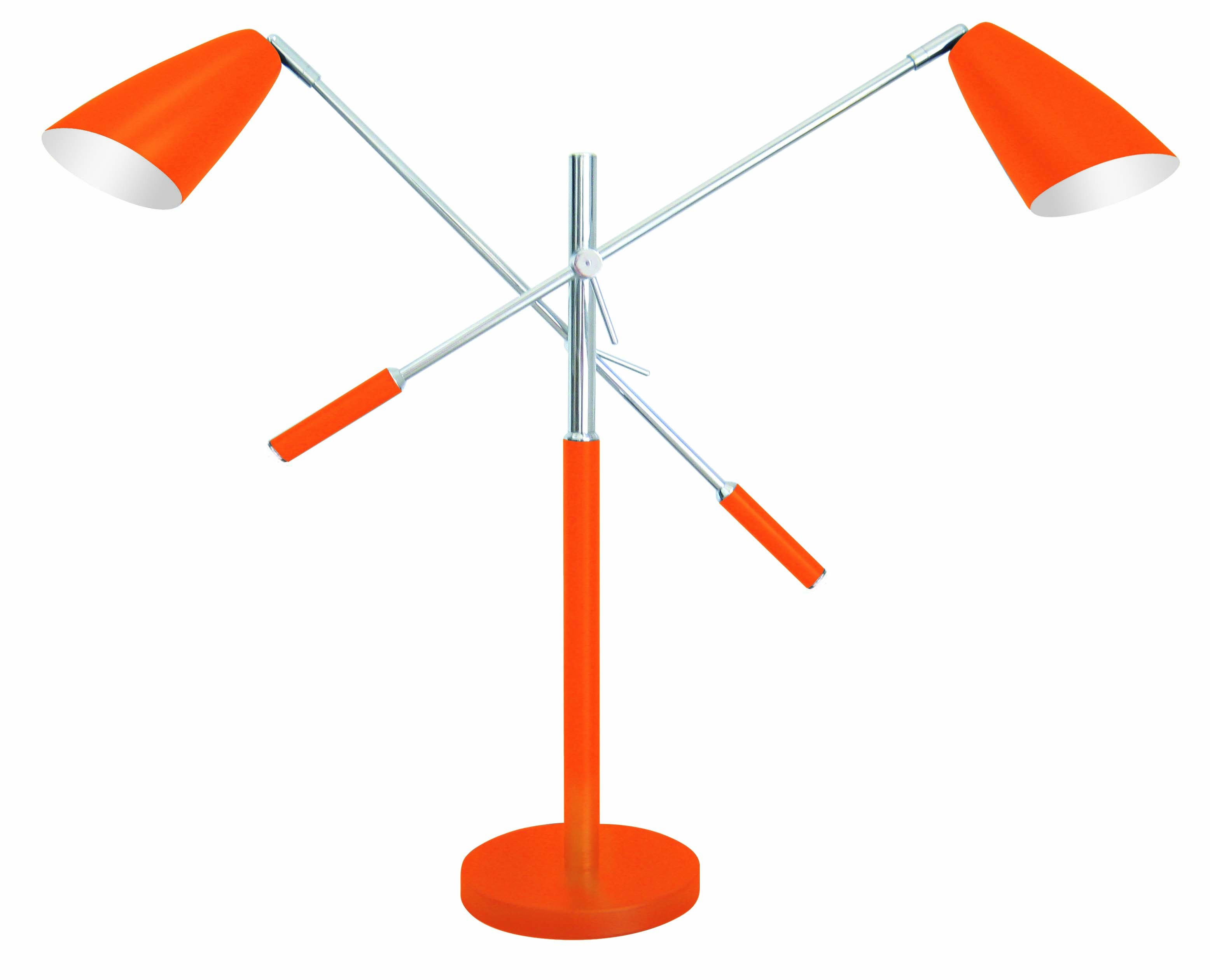 Modeste Tischlampe Metall Orange