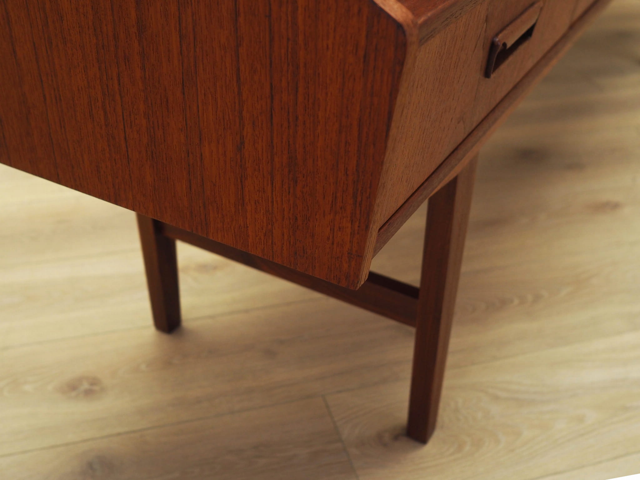 Highboard Teak Wood Brown 1960s