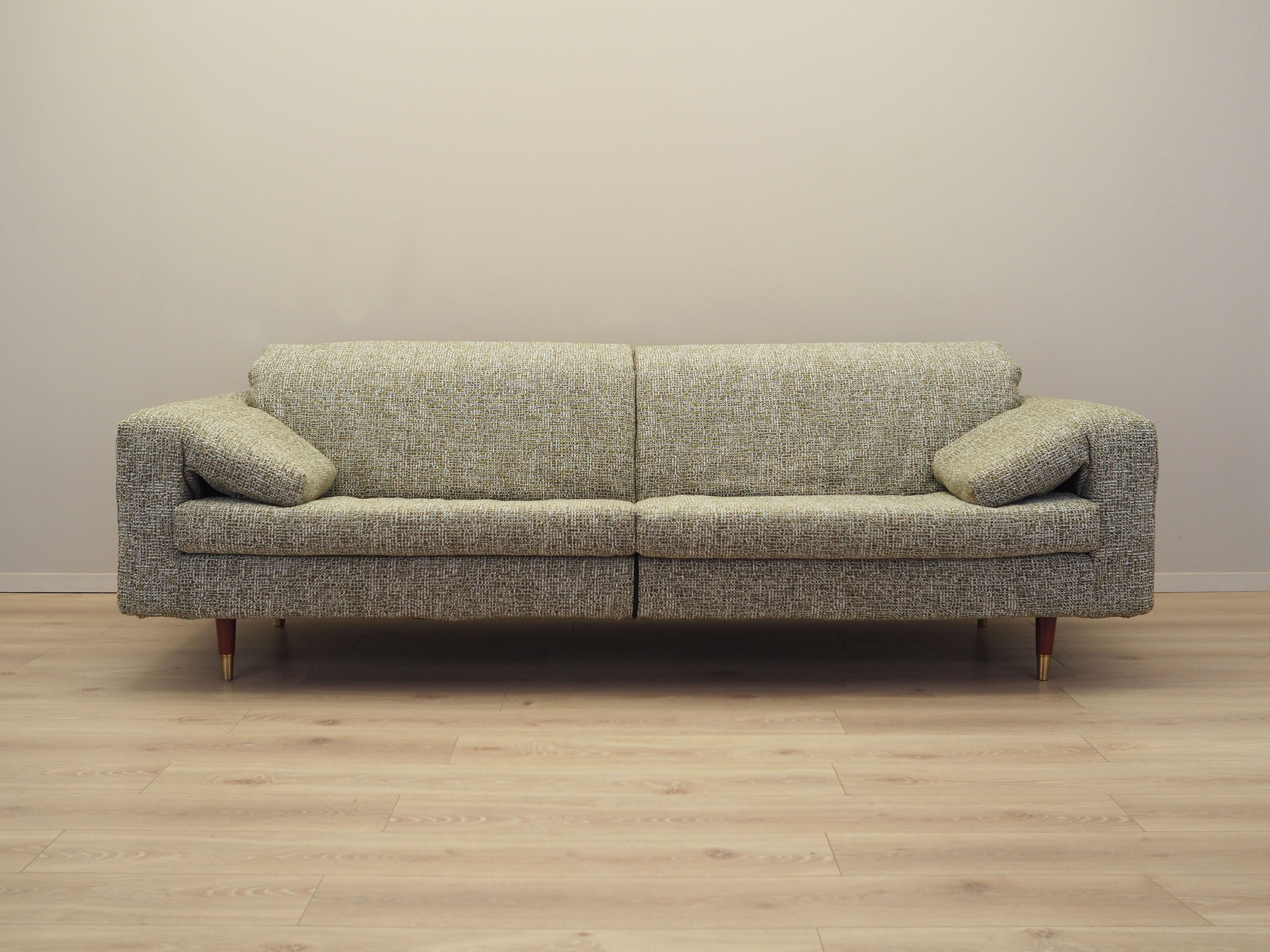 3-Sitzer Sofa Grün 1970er Jahre