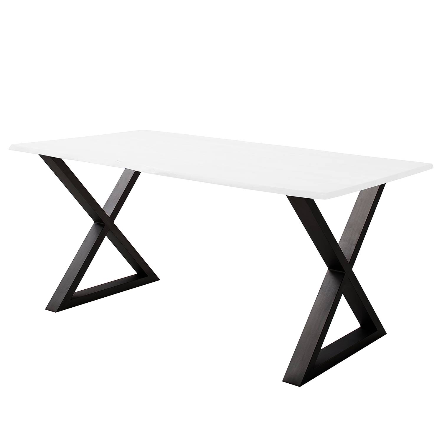 Table frame KAPRA X-shape iron black