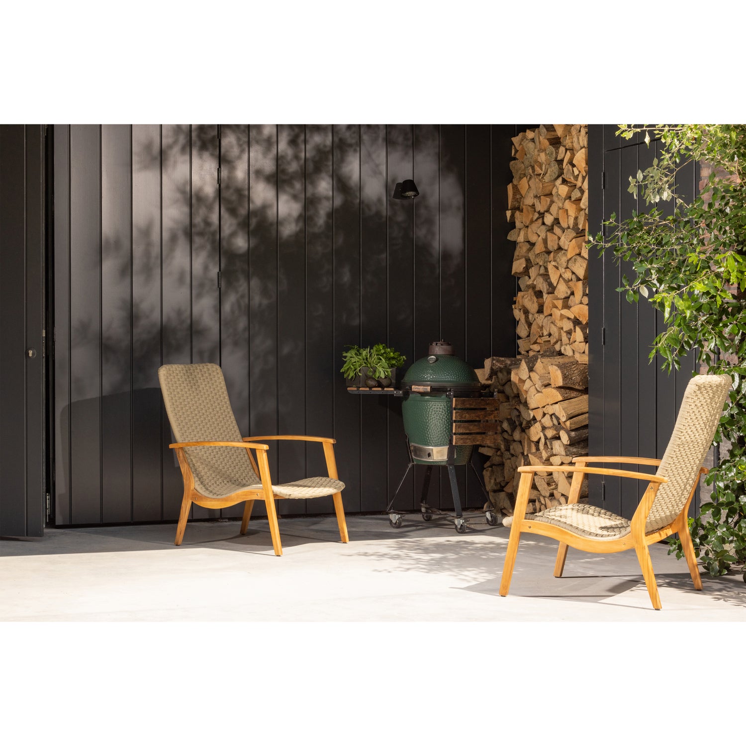 Stony Garten Armlehnsessel Holz