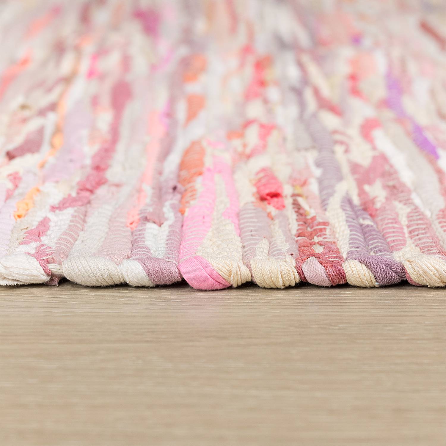 Amira Short Pile Rug Cotton Multicolored