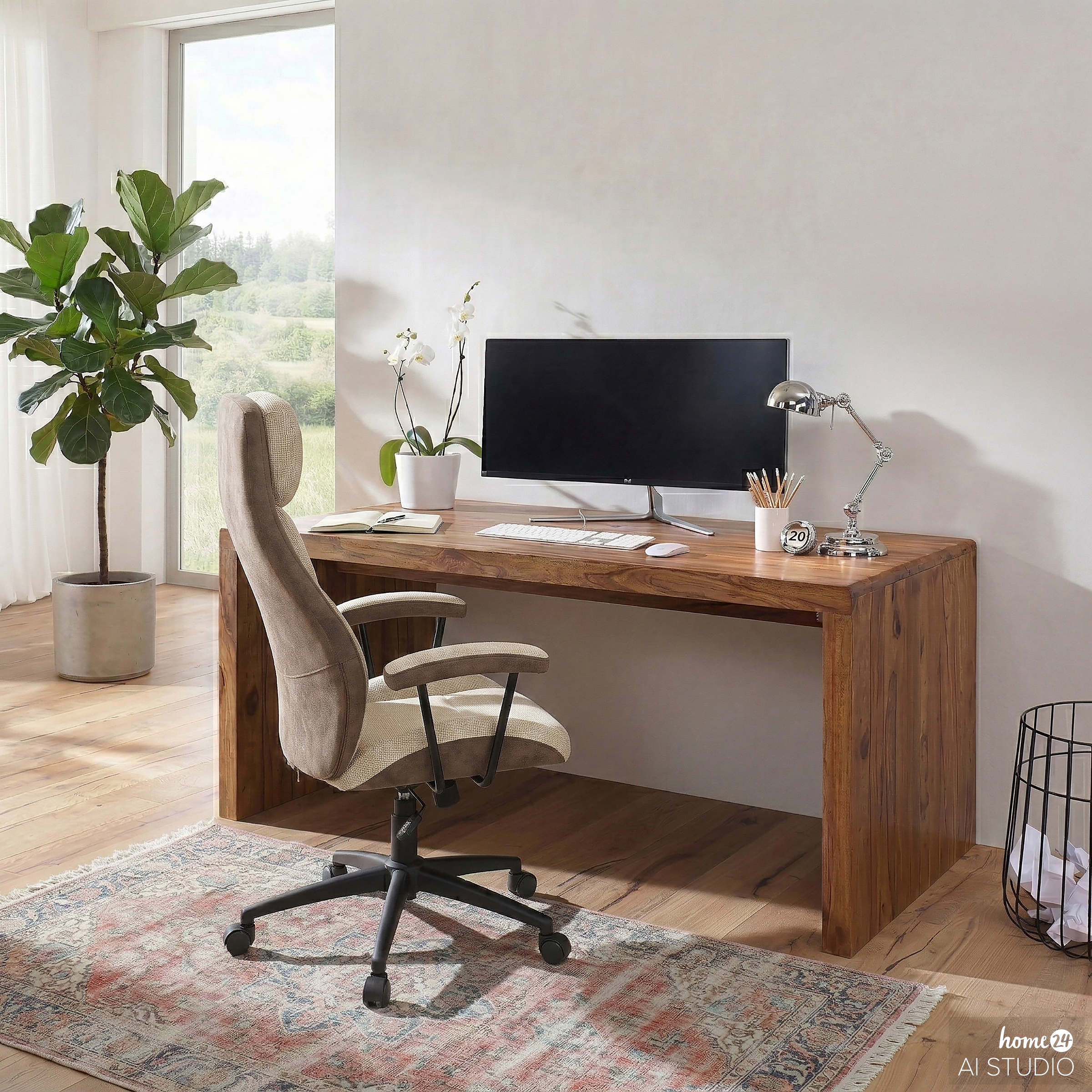 Bürostuhl Warpa Beige Braun