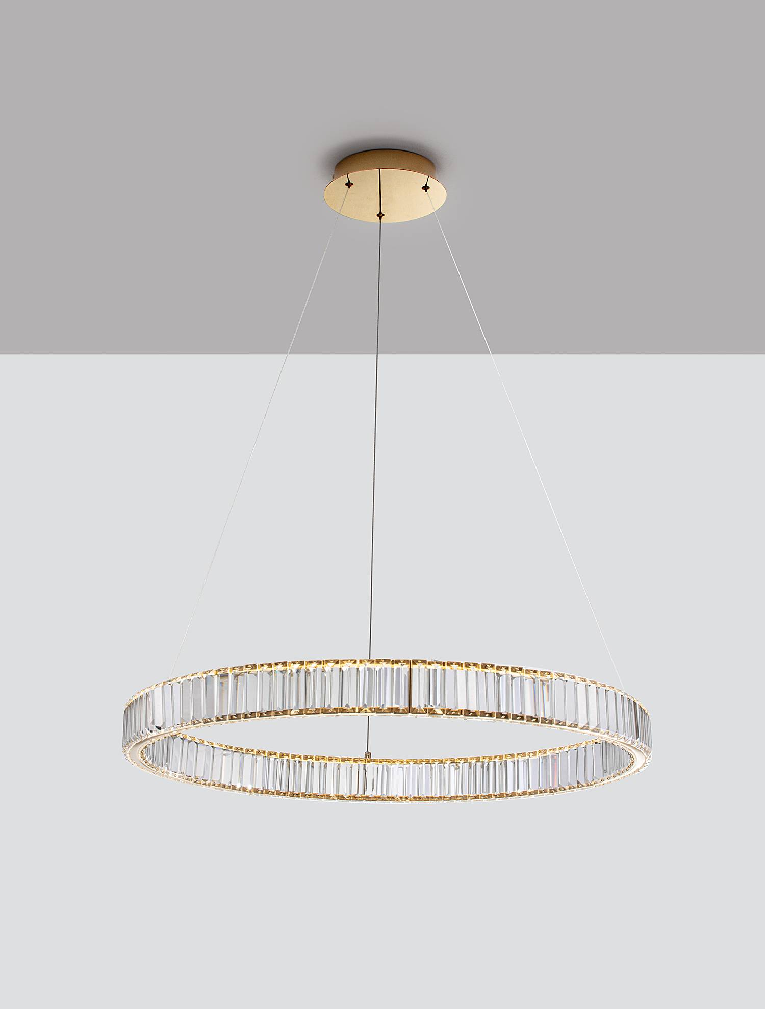 1-Flammig Pendelleuchte Aurelia Typ C Aluminium Gold