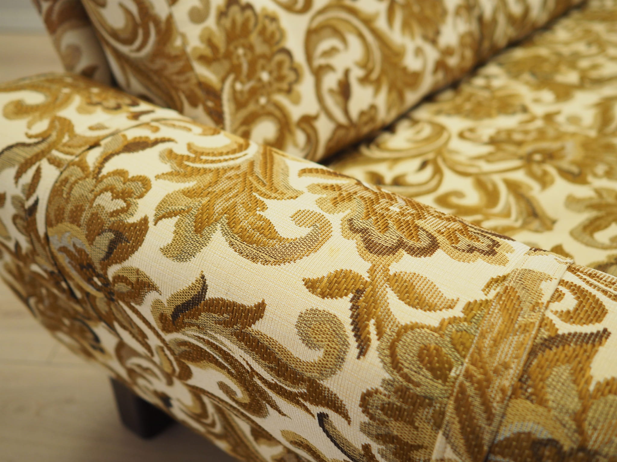 3-seater sofa yellow 1960s