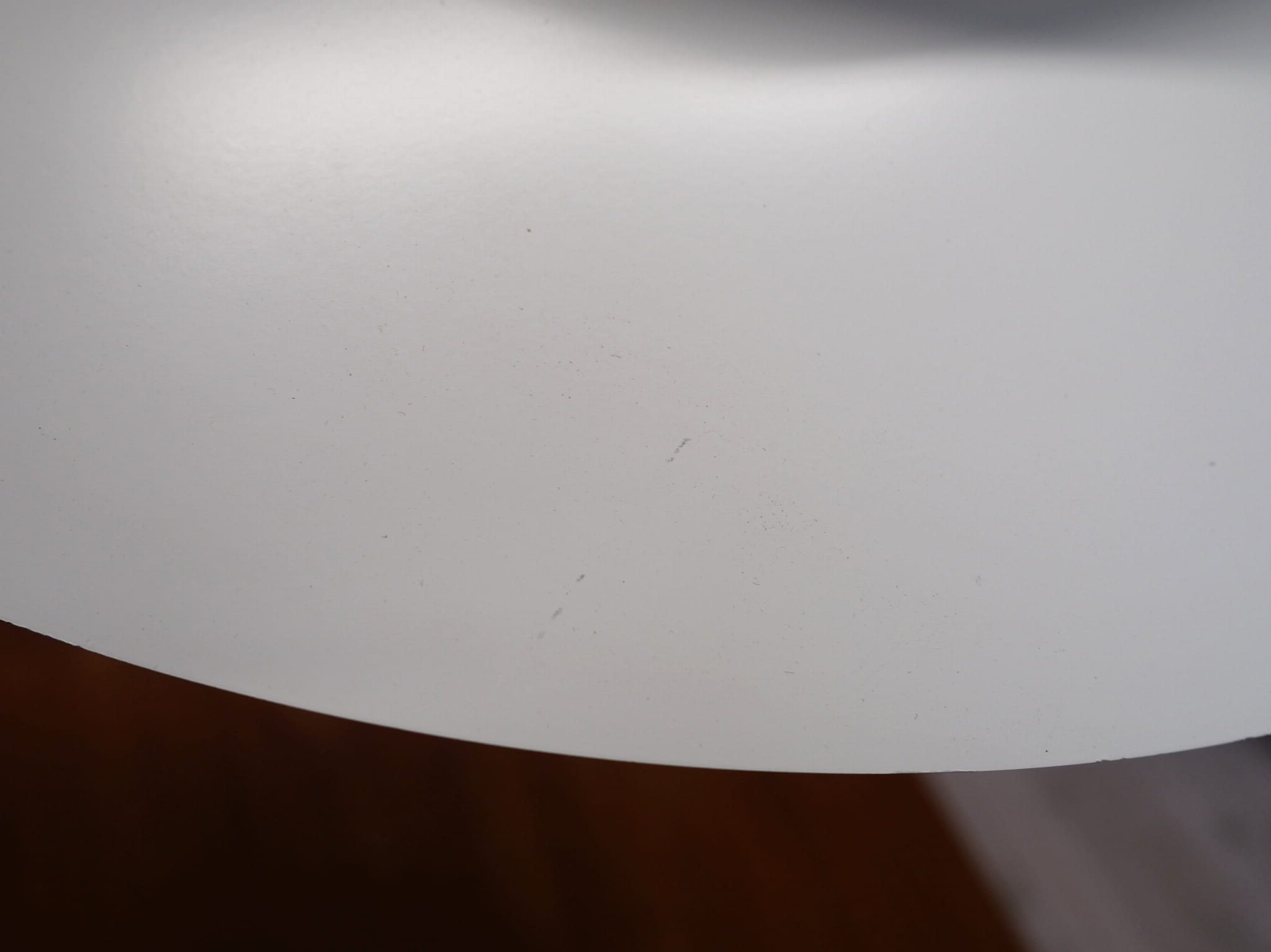 Vintage pendant lamp metal white 1970s