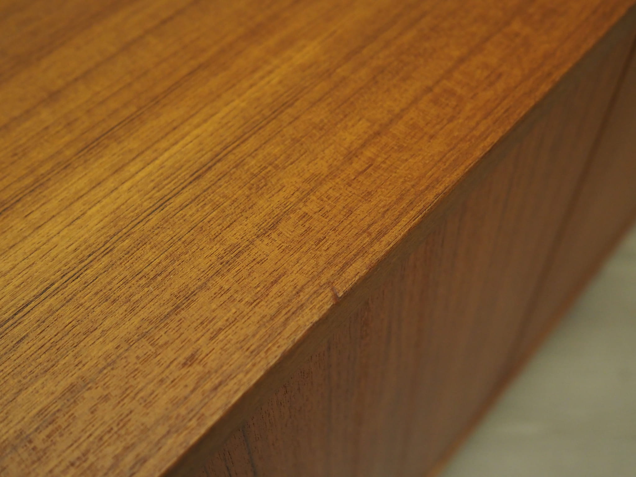 Vintage cabinet mahogany brown 1970s