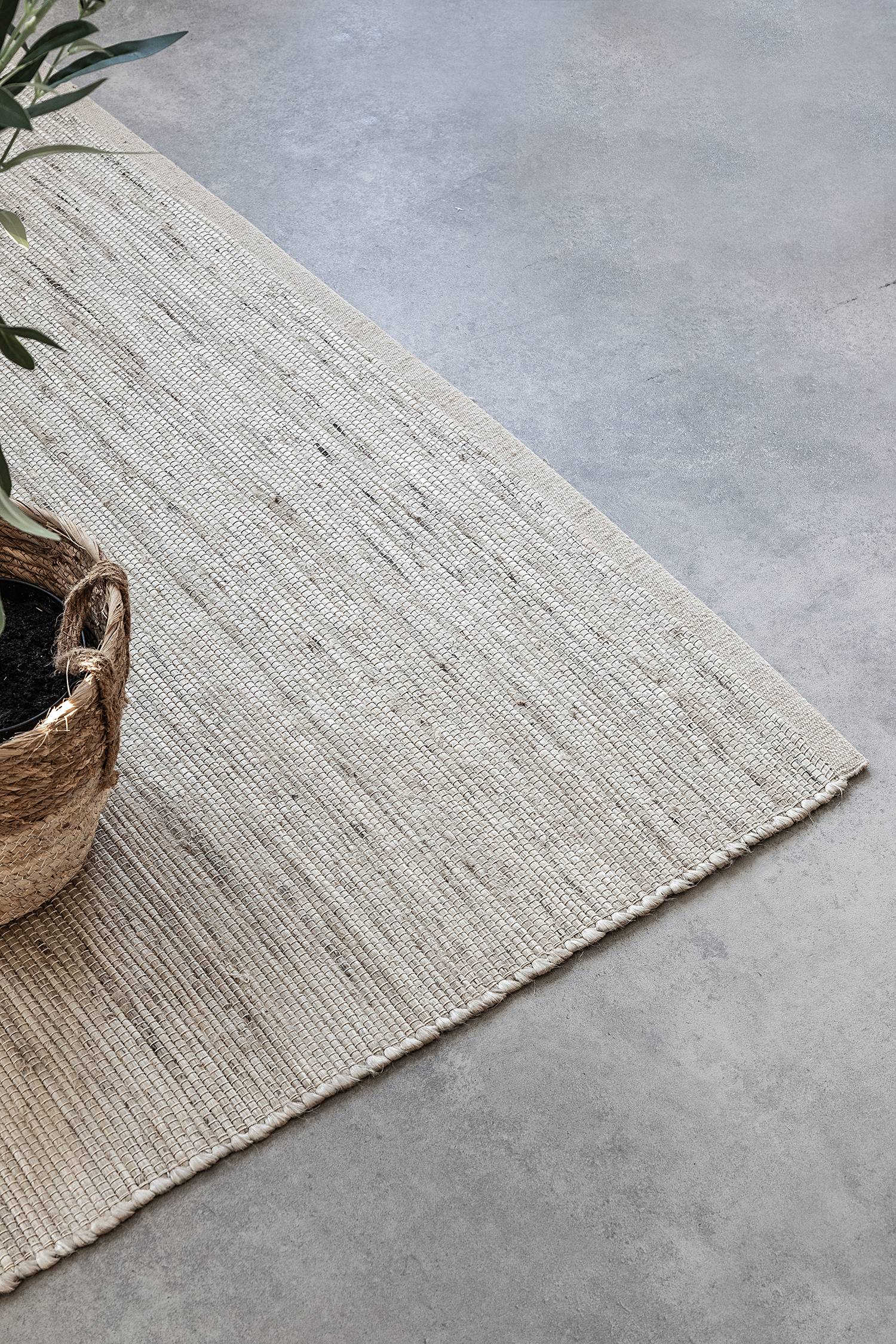 Dhaka Kurzflorteppich Ivory 60 x 90 cm