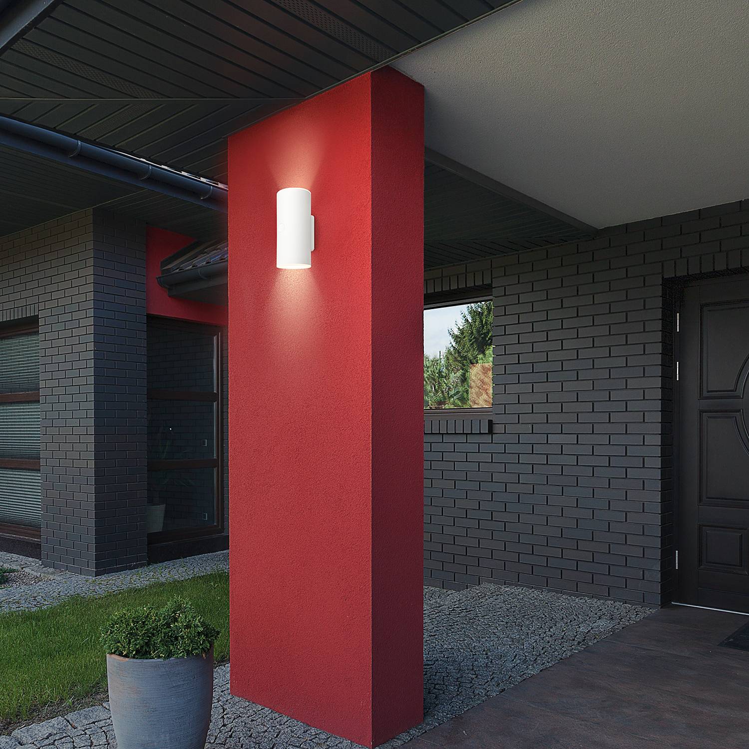 Upsa LED wall light plastic 1-lamp