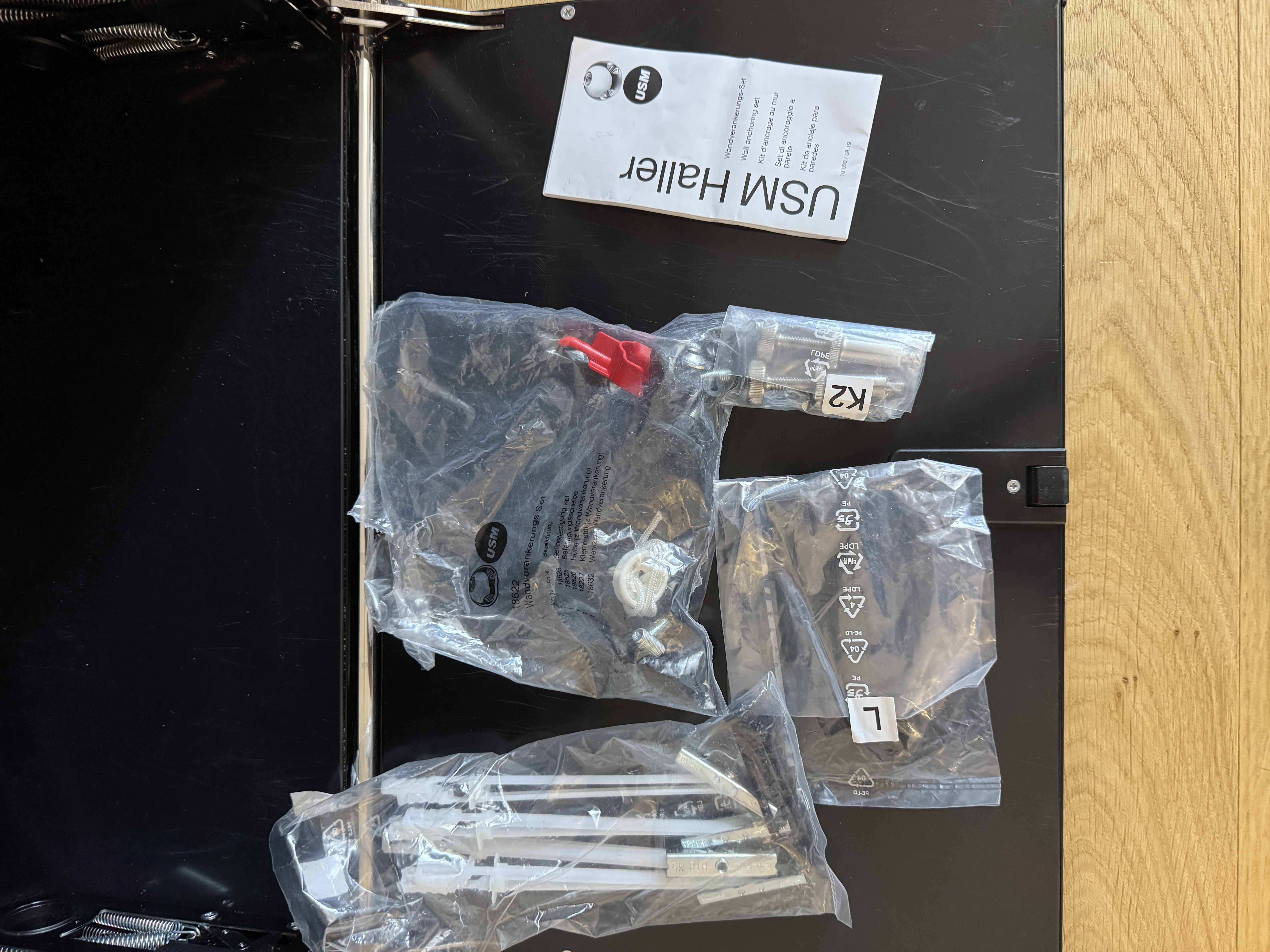 Tower Storage Unit Shelf Metal Black