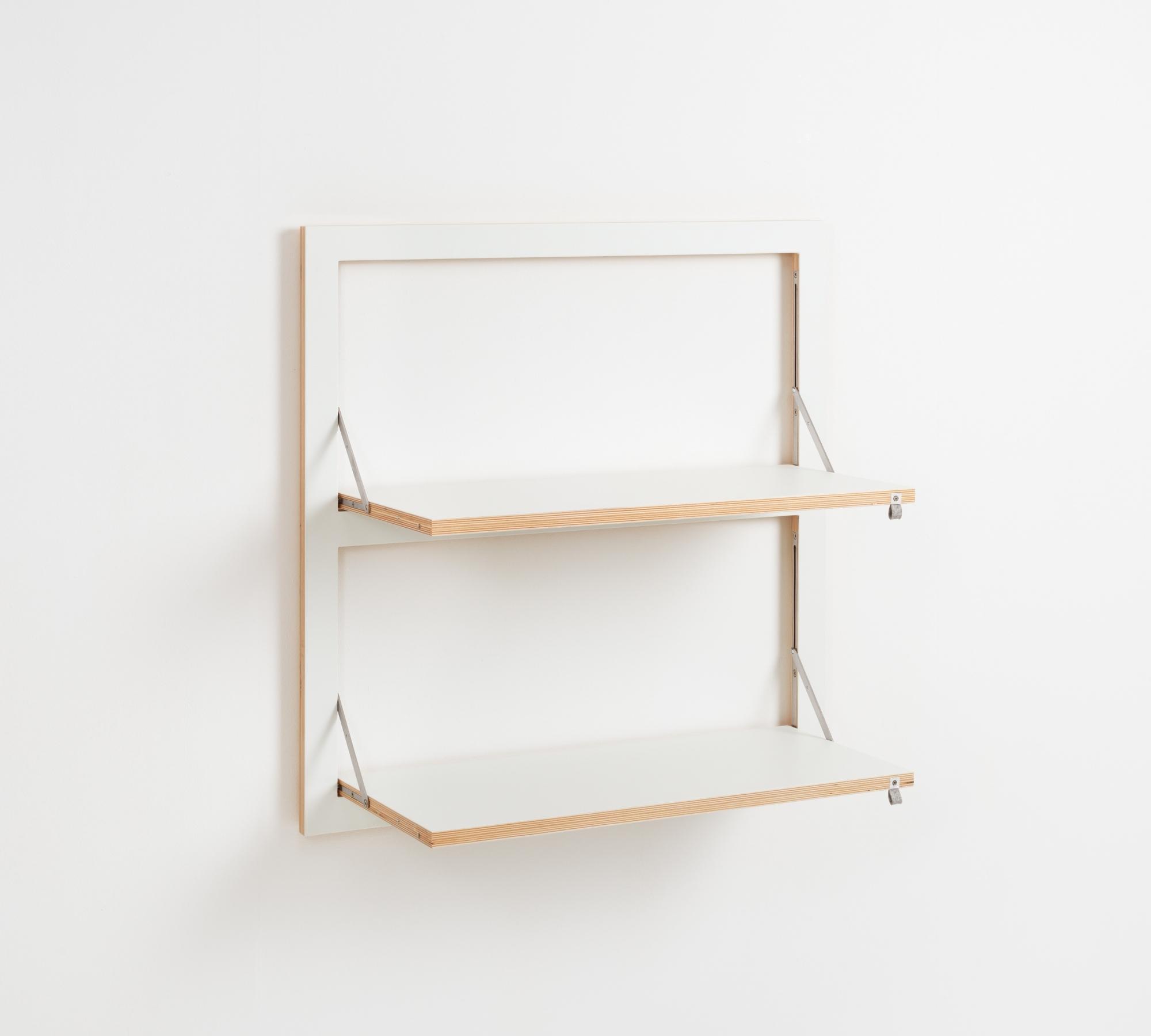 Fläpps Regal 80x80-2 Weiß