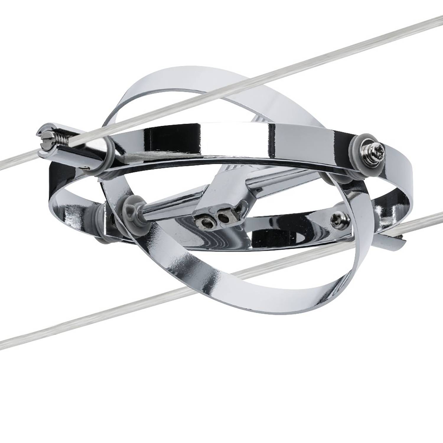 Seilsystem Cardan Kunststoff / Chrom 8-flammig
