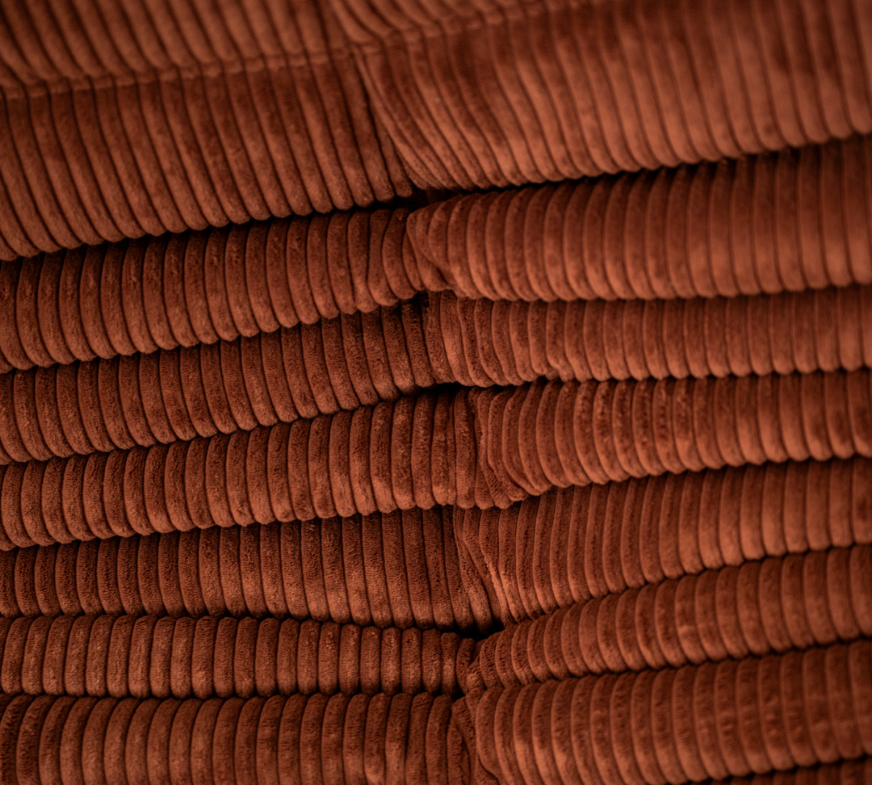 Togo Ottoman Cord Umber