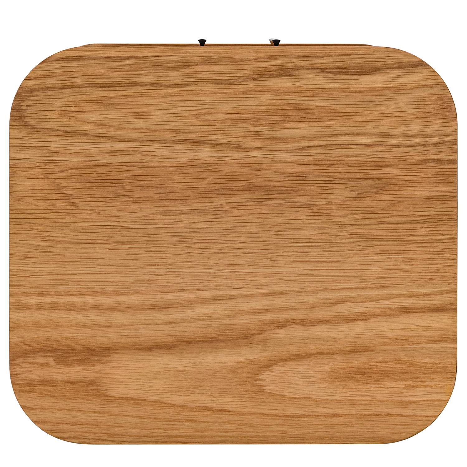 Nightstand BARAWOH real wood veneer oak