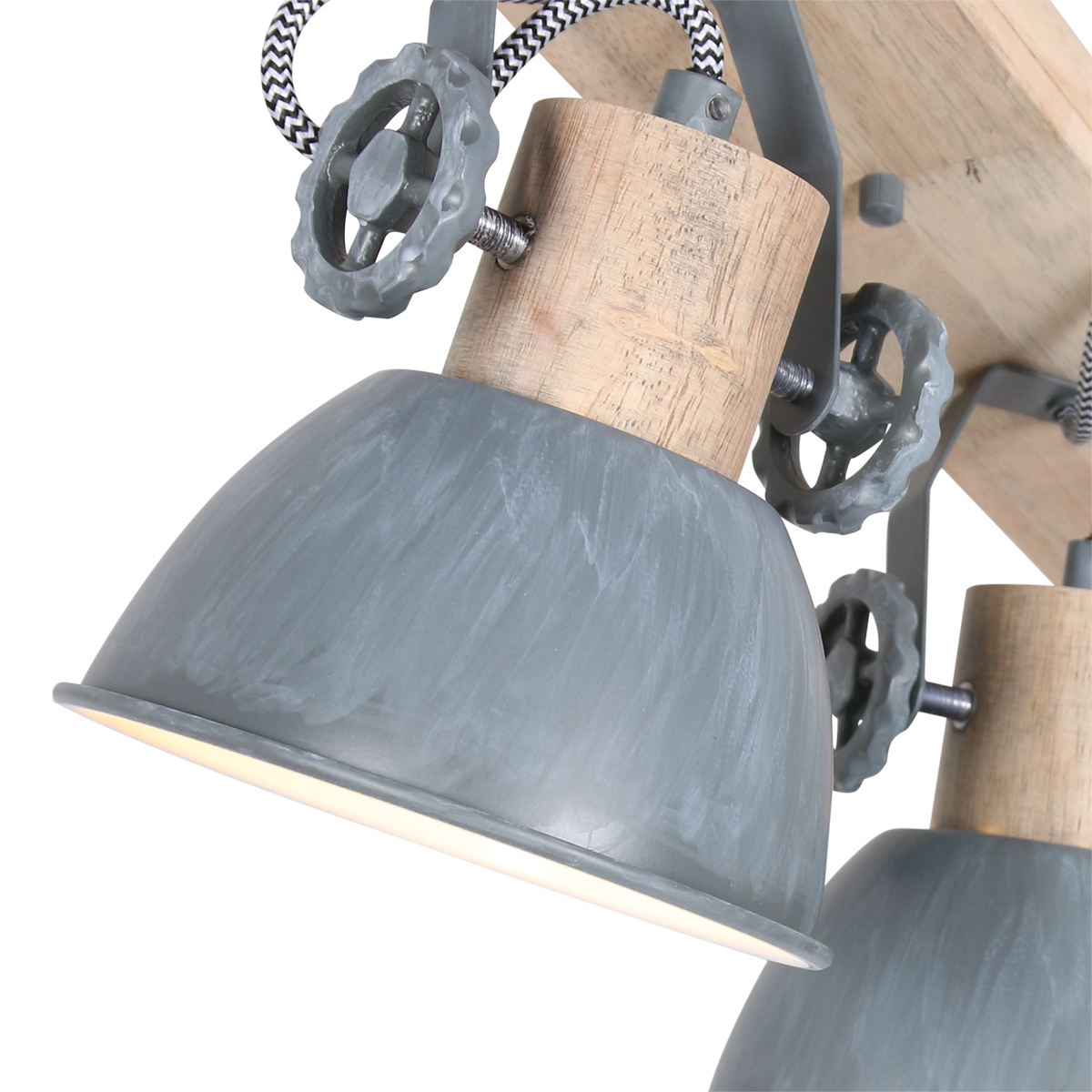 Deckenleuchte Gearwood IV Grau