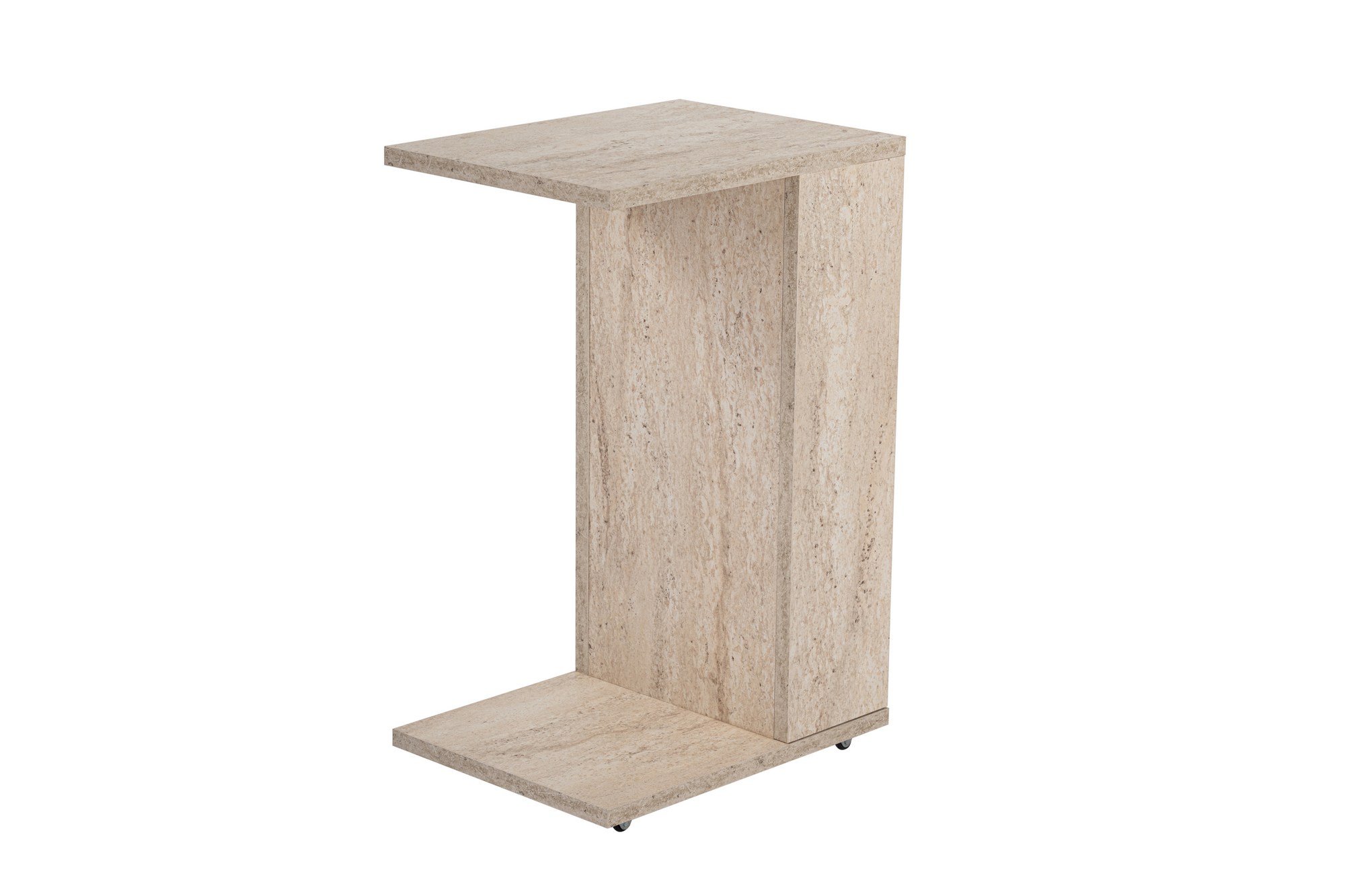 Filinta Beistelltisch Holz Travertine