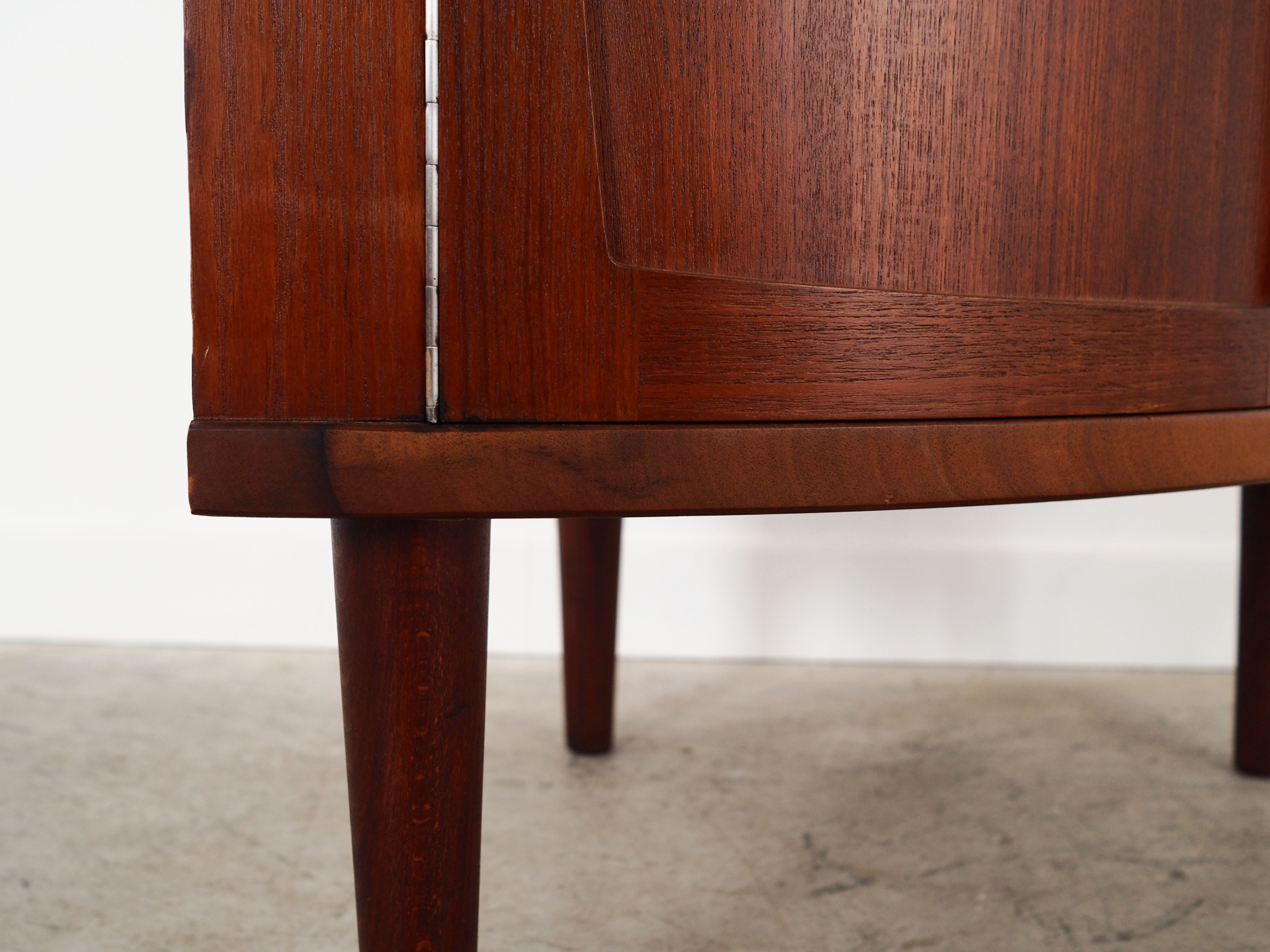 Eckschrank Teakholz 1970er Jahre