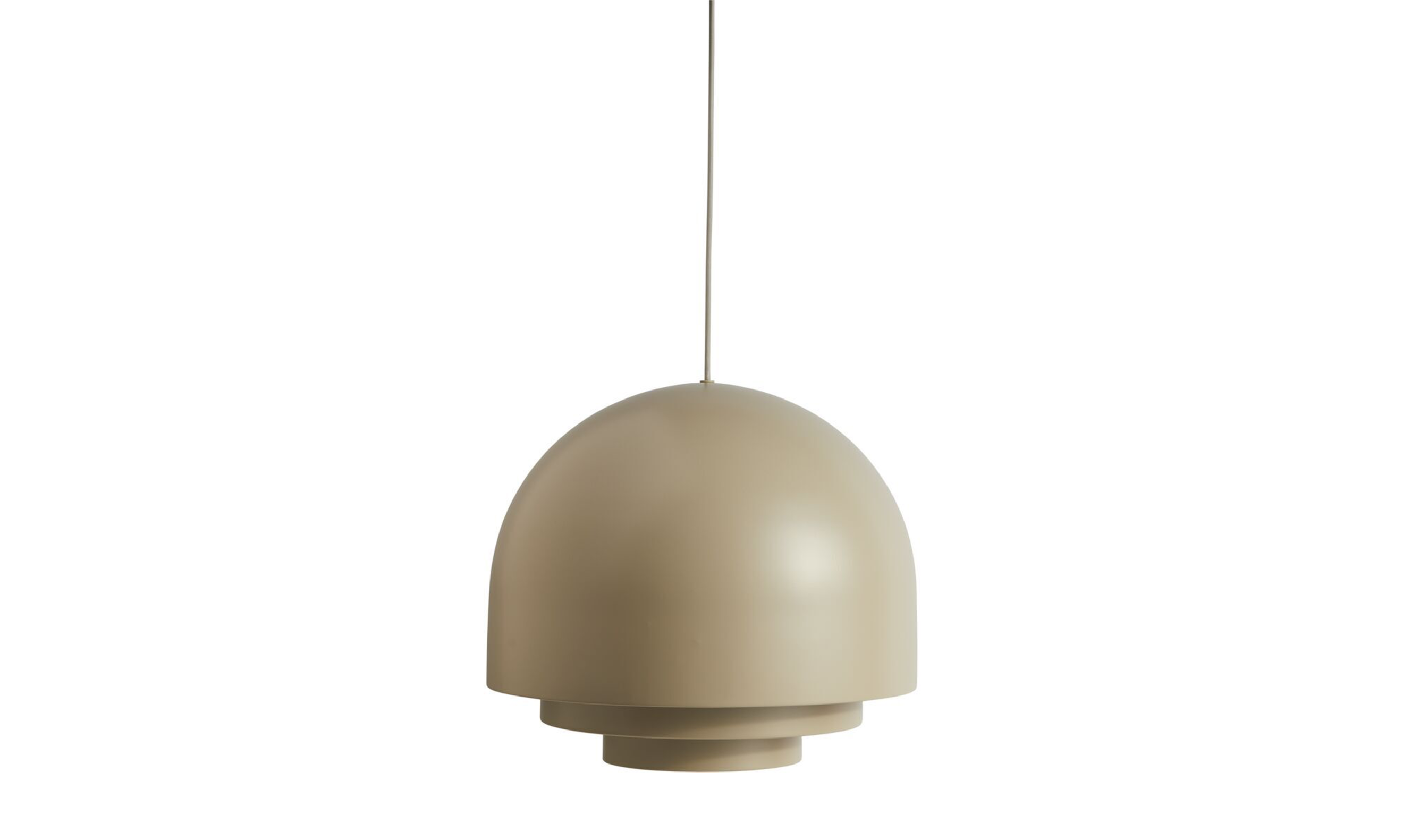 Paddle Pendelleuchte Metall Matt Warm Grey
