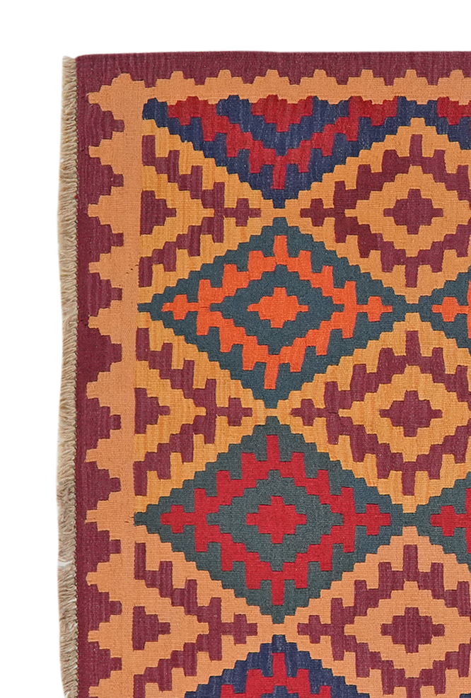 Kilim Gashgai Teppich Mehrfarbig