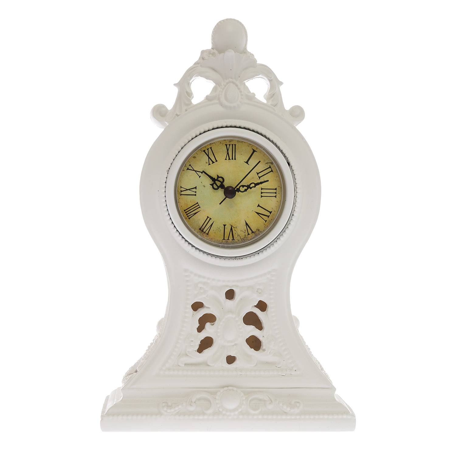 Standuhr Tinka Quarz Weiß