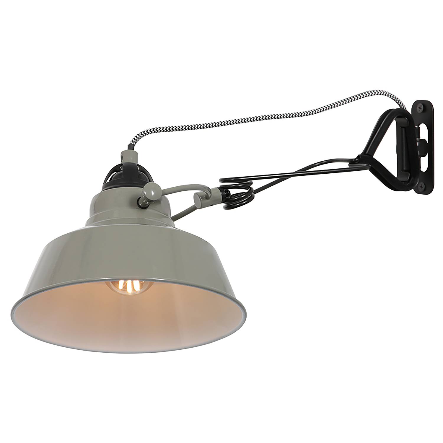 Nova Wandleuchte Aluminium 1-flammig