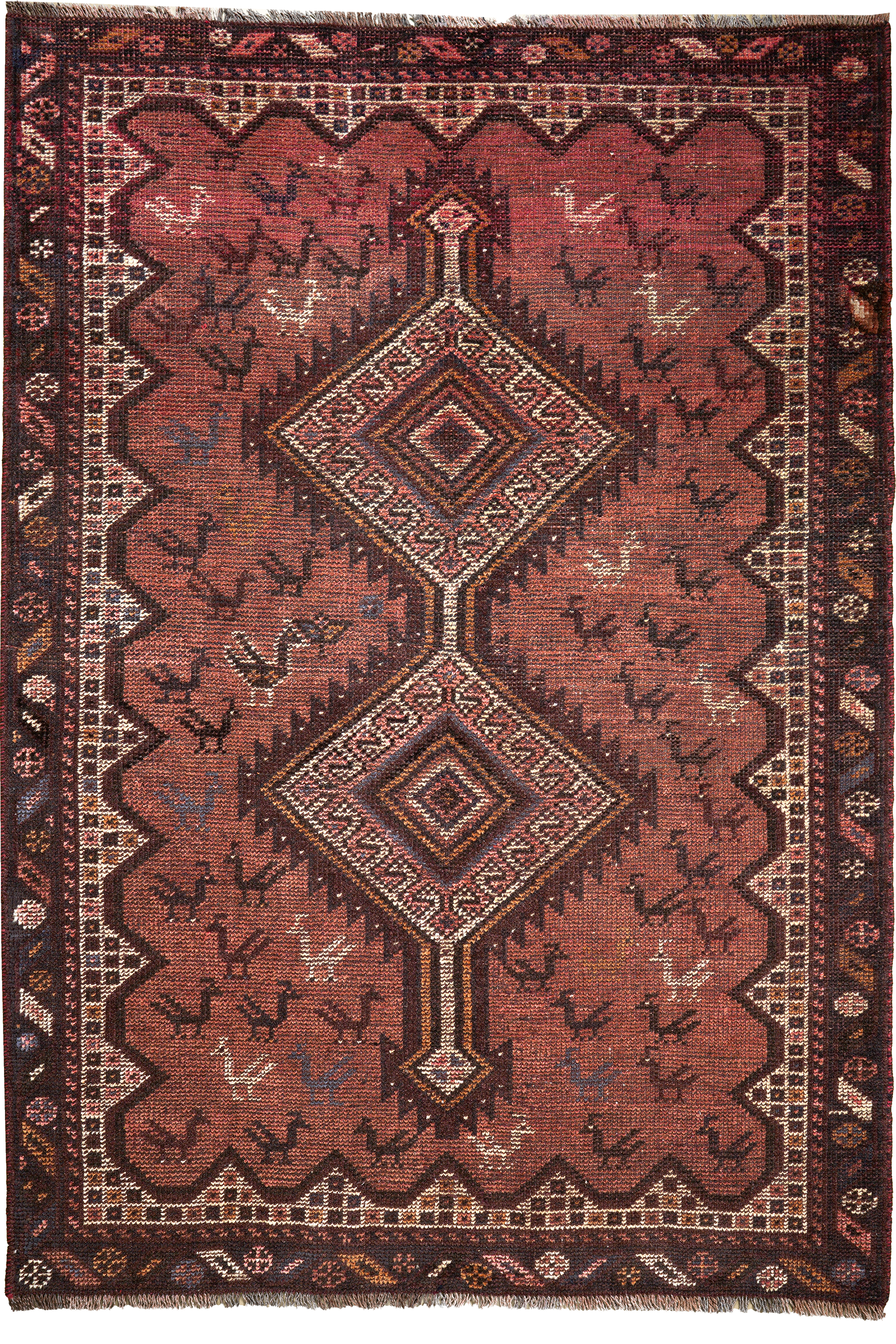 Heritage Zal Teppich Wolle Braun