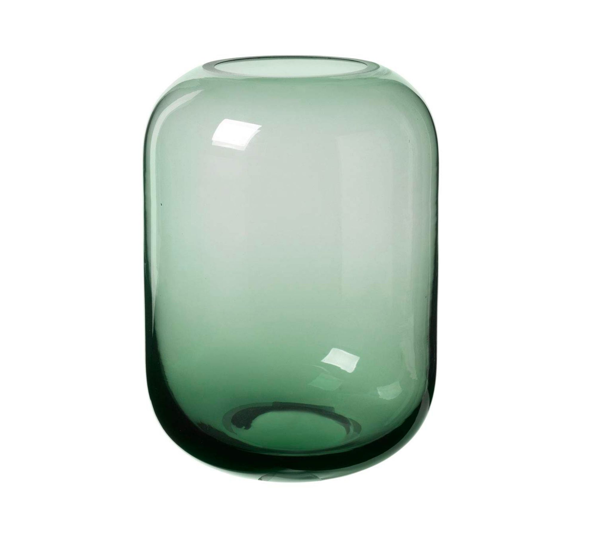 Ovalo Vase Glas Grün Ø 12 cm 65818